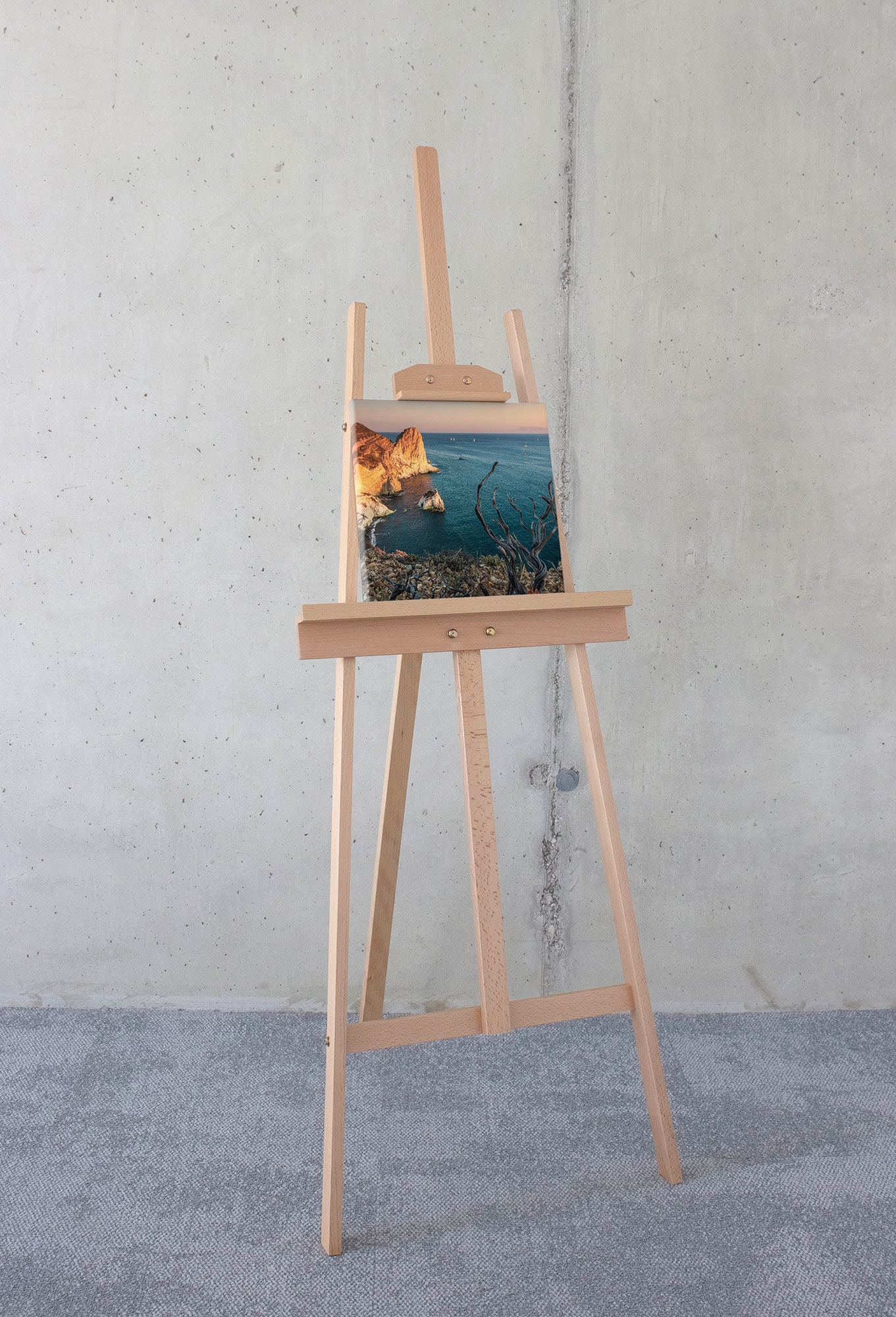 Komar Leinwandbild »Steep Cove - Grösse 30 x 30 cm«, Baum-Blätter-Natur-Berge-Blumen-Foto-Jahreszeiten-Landschaft-Meer-Strand-Palmen, (Packung, 1 St.), Keilrahmenbild mi Echtholzrahmen