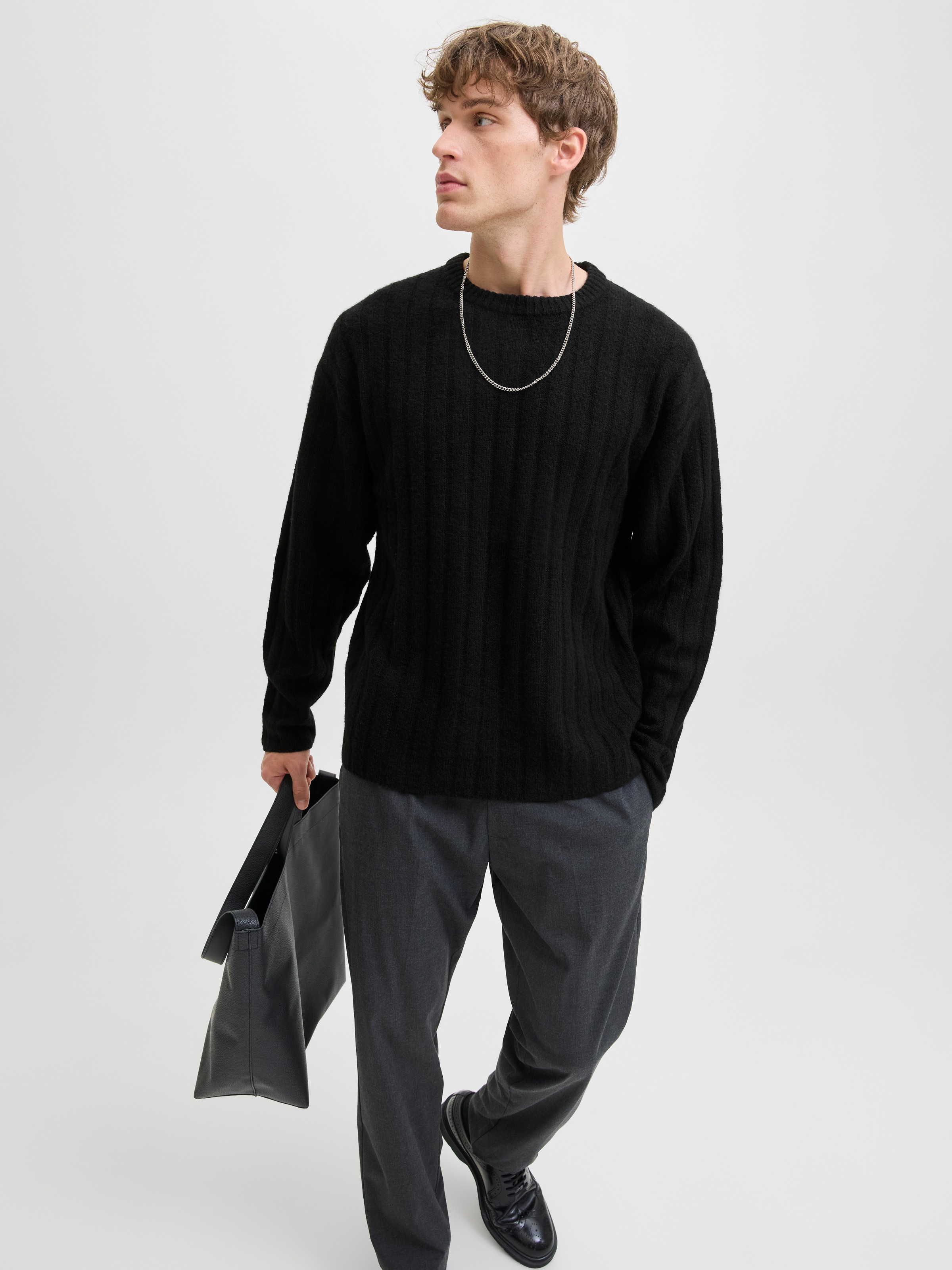 Jack & Jones Strickpullover »JJEBRADLEY CARTER KNIT CREW NECK LN«