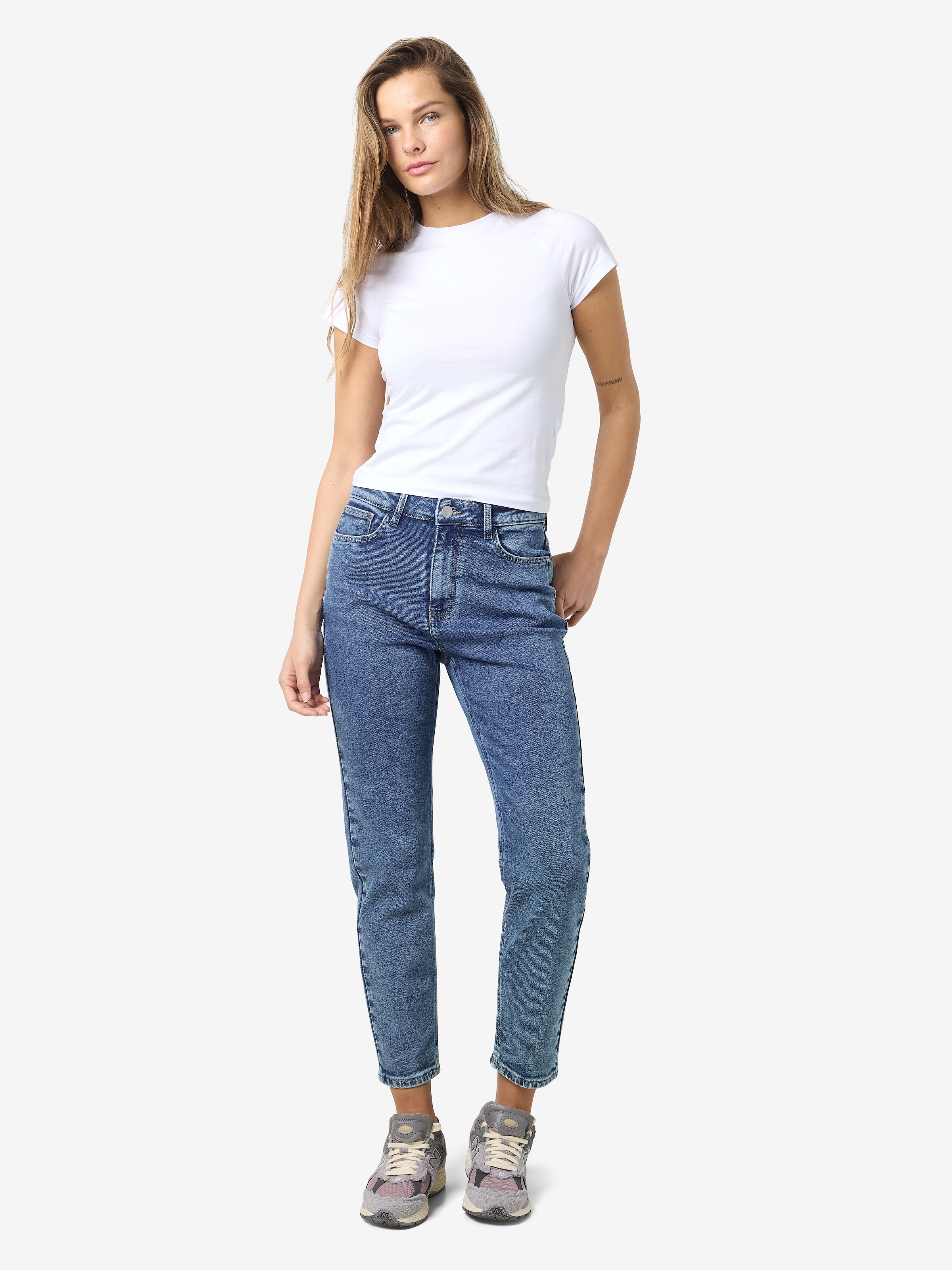Noisy may High-waist-Jeans »NMMONI HW ST ANK JEANS AZ358MB NOOS«