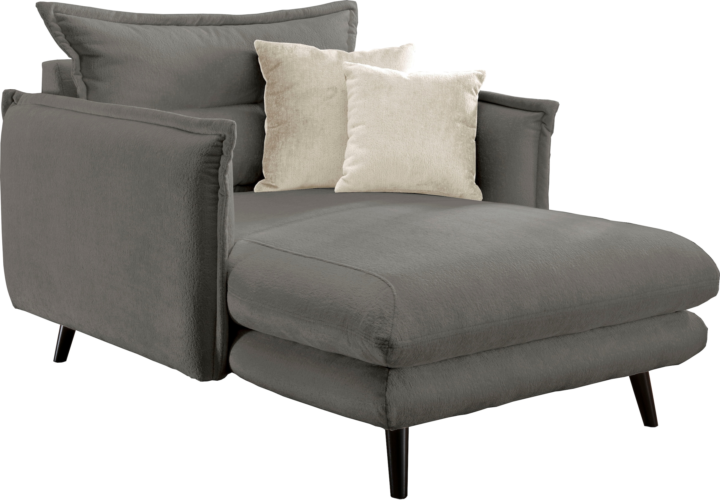 INOSIGN Loveseat »Lazio«, moderner Sessel mit einer bequemen Polsterung, 2 Stk. Zierkissen