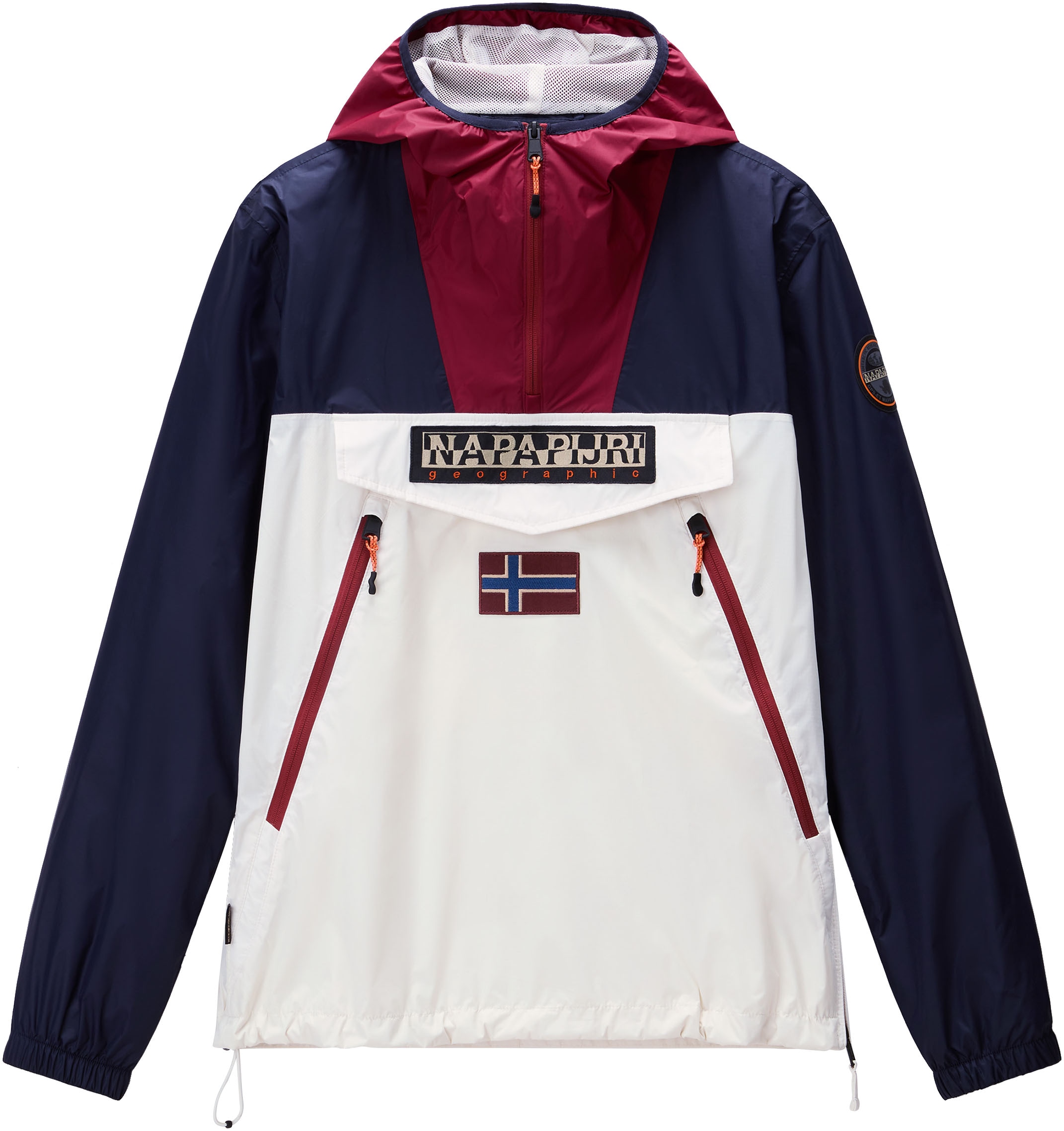 Napapijri Windbreaker »RAINFOREST WB PKT V2«, mit Kapuze, Mit Gummizug und verschliessbarem Schlitz im Saum