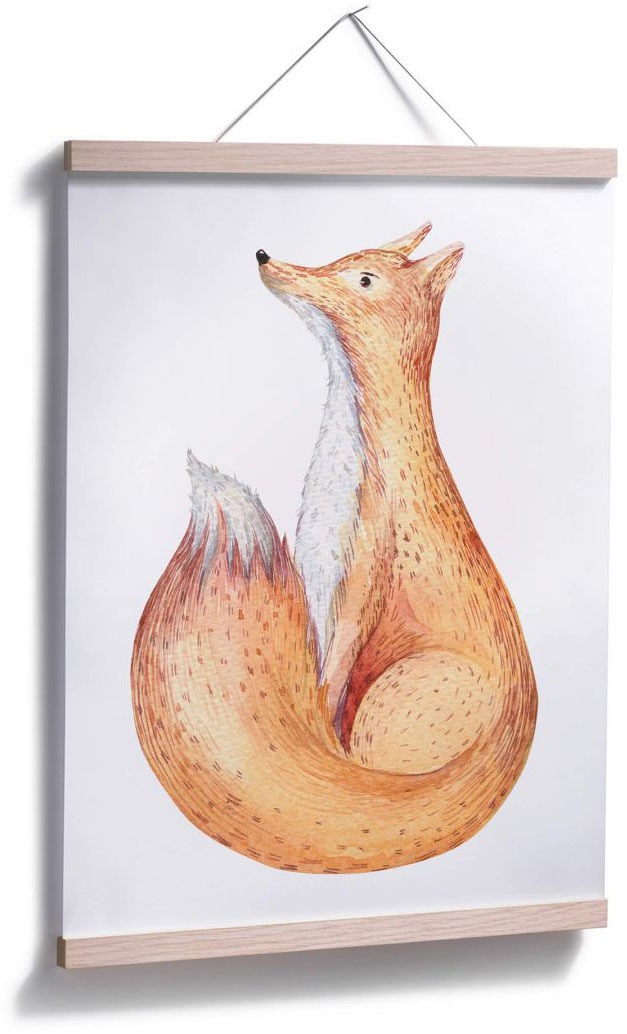 Wandbild, St.), Fuchs«, Poster (1 Bild, Poster, | Tiere, online Wandposter Wall-Art bestellen »Waldtiere Jelmoli-Versand