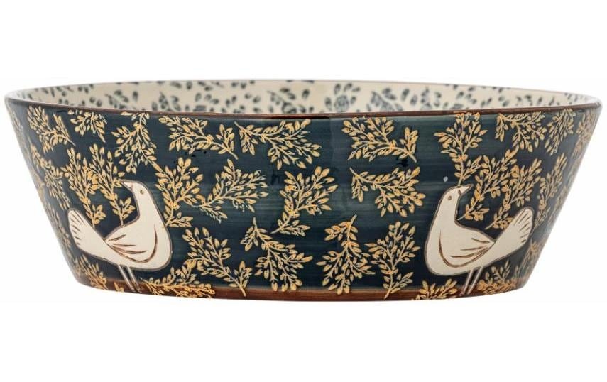 Bloomingville Dessertschale "Hezha, Steinzeug, 28 cm" 1 aus Steinzeug