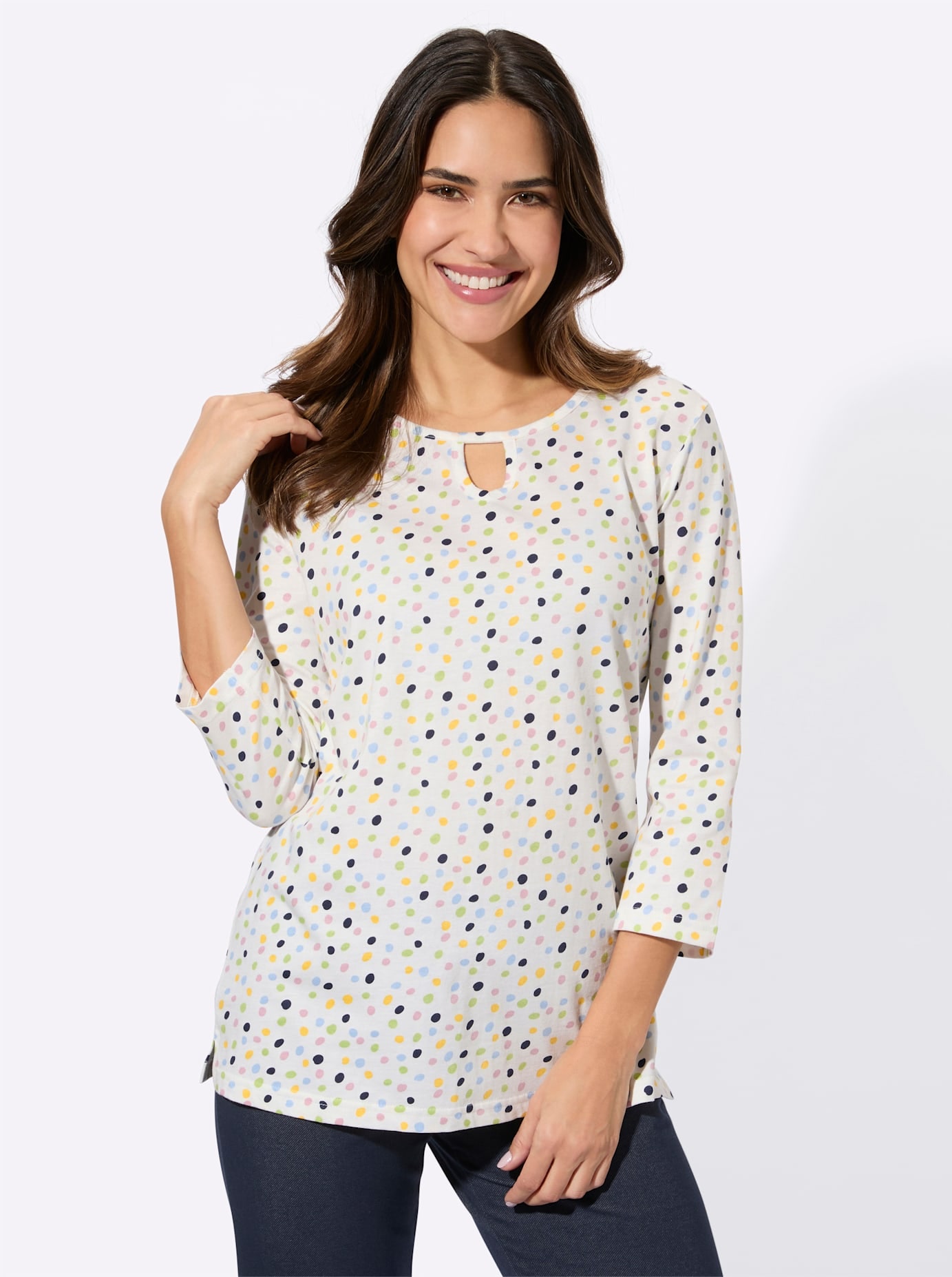 3/4-Arm-Shirt »Freizeitshirt« 1 tlg.