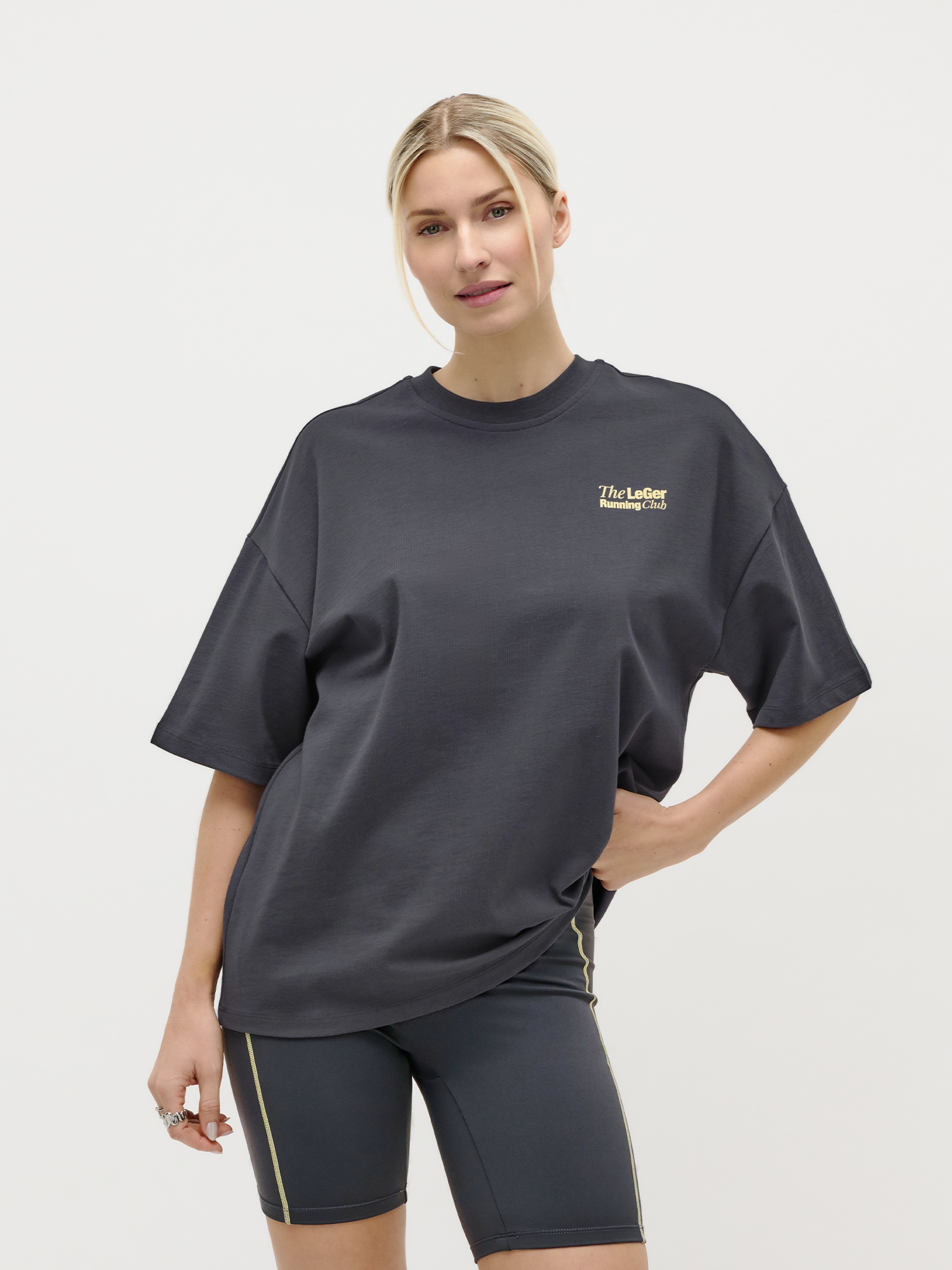 LeGer T-Shirt "Regina, LeGer by Lena Gercke" mit Backprint, Oversize Fit