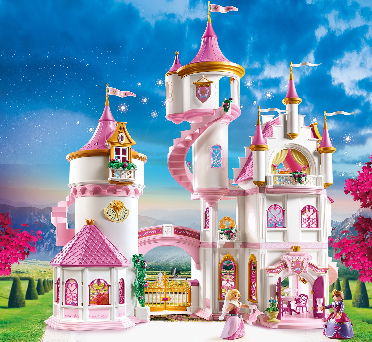 Playmobil® Konstruktions-Spielset »Grosses Prinzessinnenschloss (70447), Princess«, (644 St.), Made in Germany