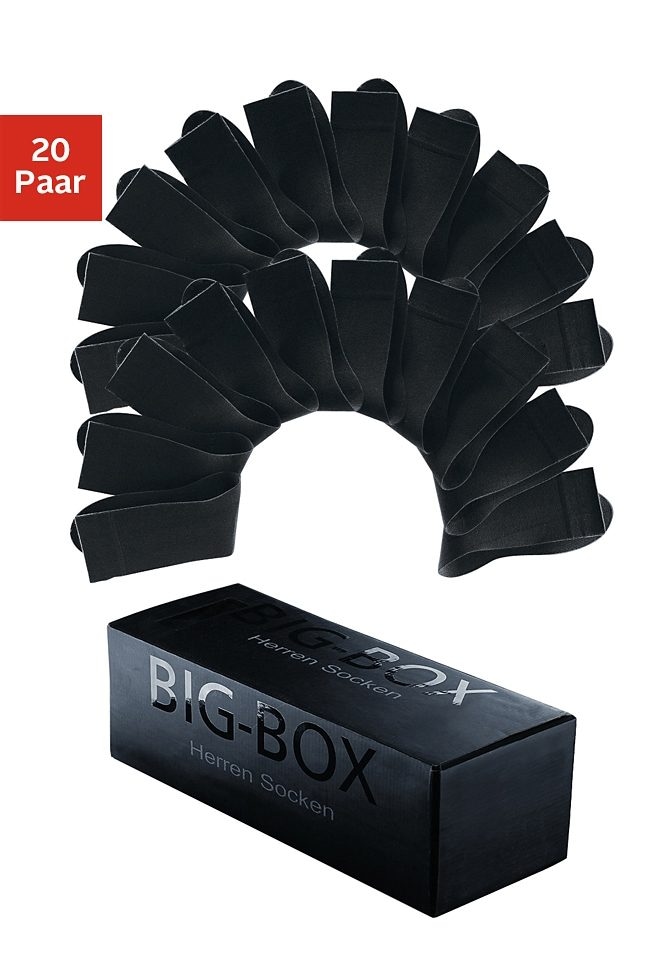 H.I.S Businesssocken Box, 20 Paar tlg. in der Big-Box