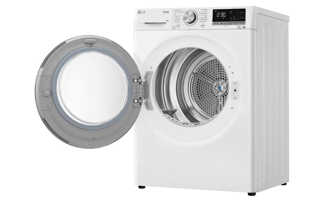 LG Wärmepumpentrockner »V9R09TC Rechts/Wechselbar«, 9 kg