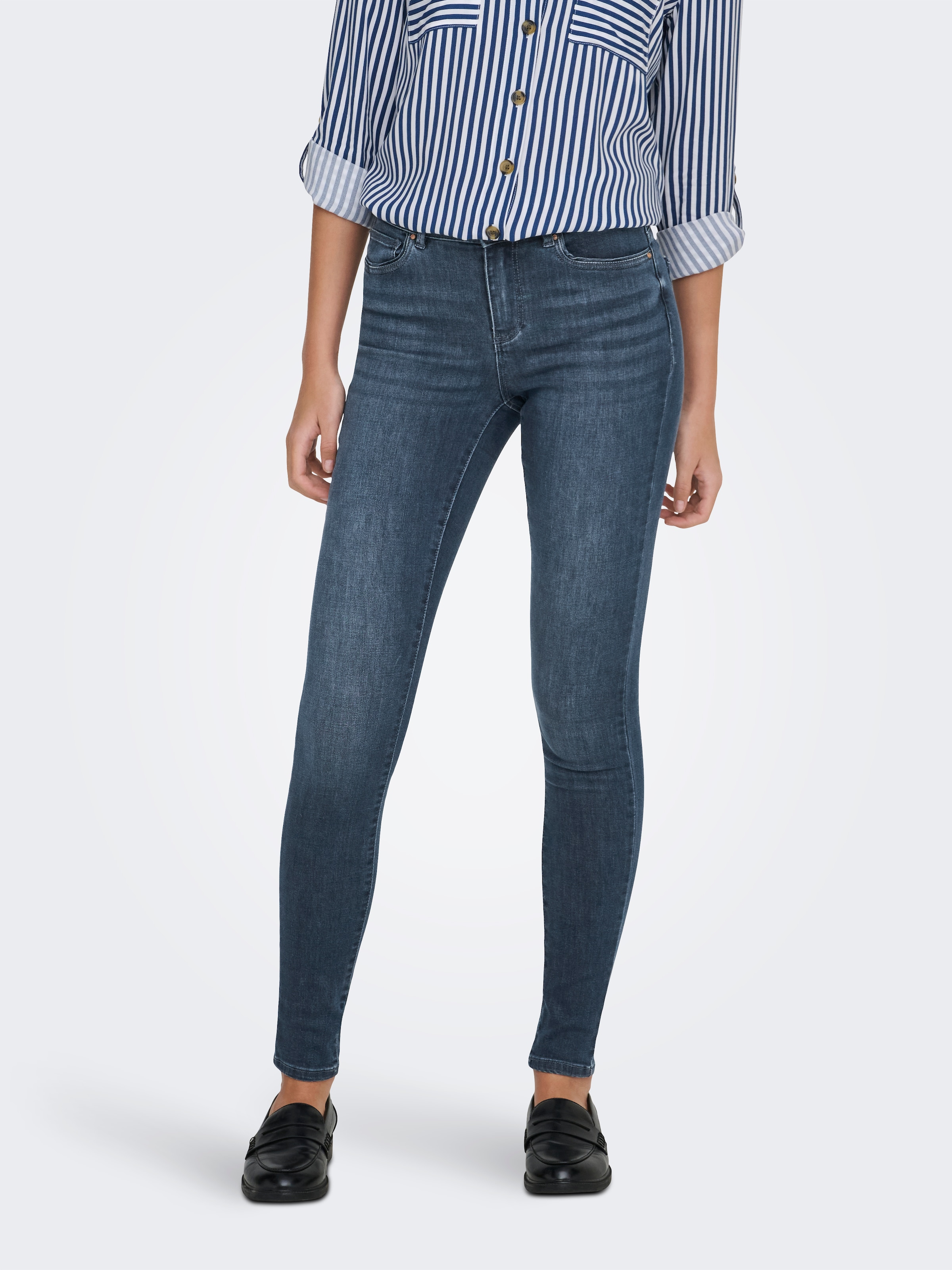 ONLY Skinny-fit-Jeans »ONLWAUW LIFE MID SK DNM«