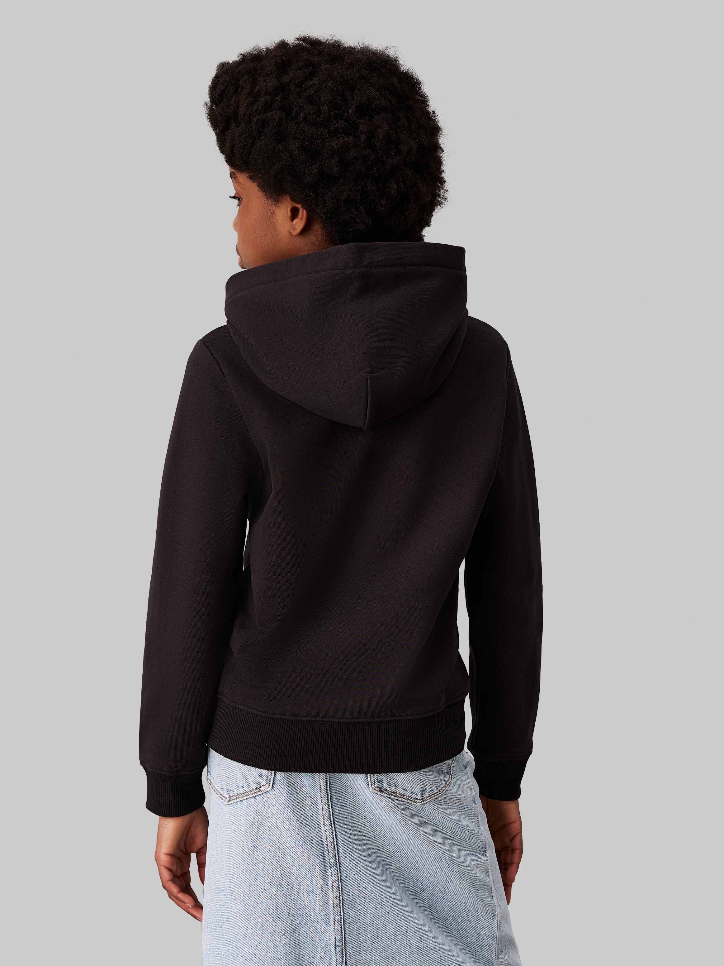 Calvin Klein Jeans Kapuzensweatshirt »Inst. Logo Reg. Terry Hoodie«, für Kinder bis 16 Jahre und mit Logoschriftzug