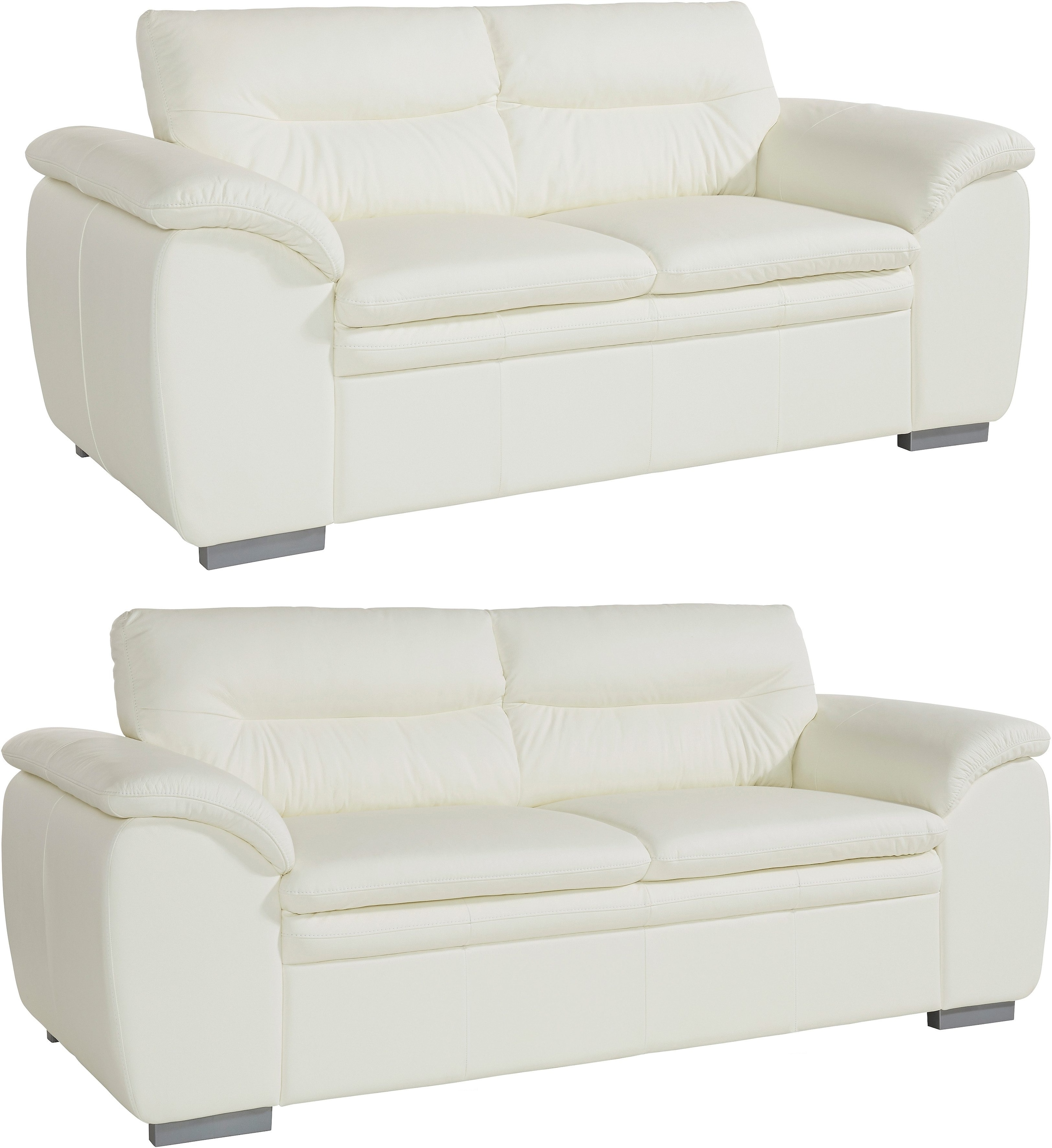 COTTA Polstergarnitur »Leandra«, Set bestehend aus: 2-Sitzer & 2,5-Sitzer