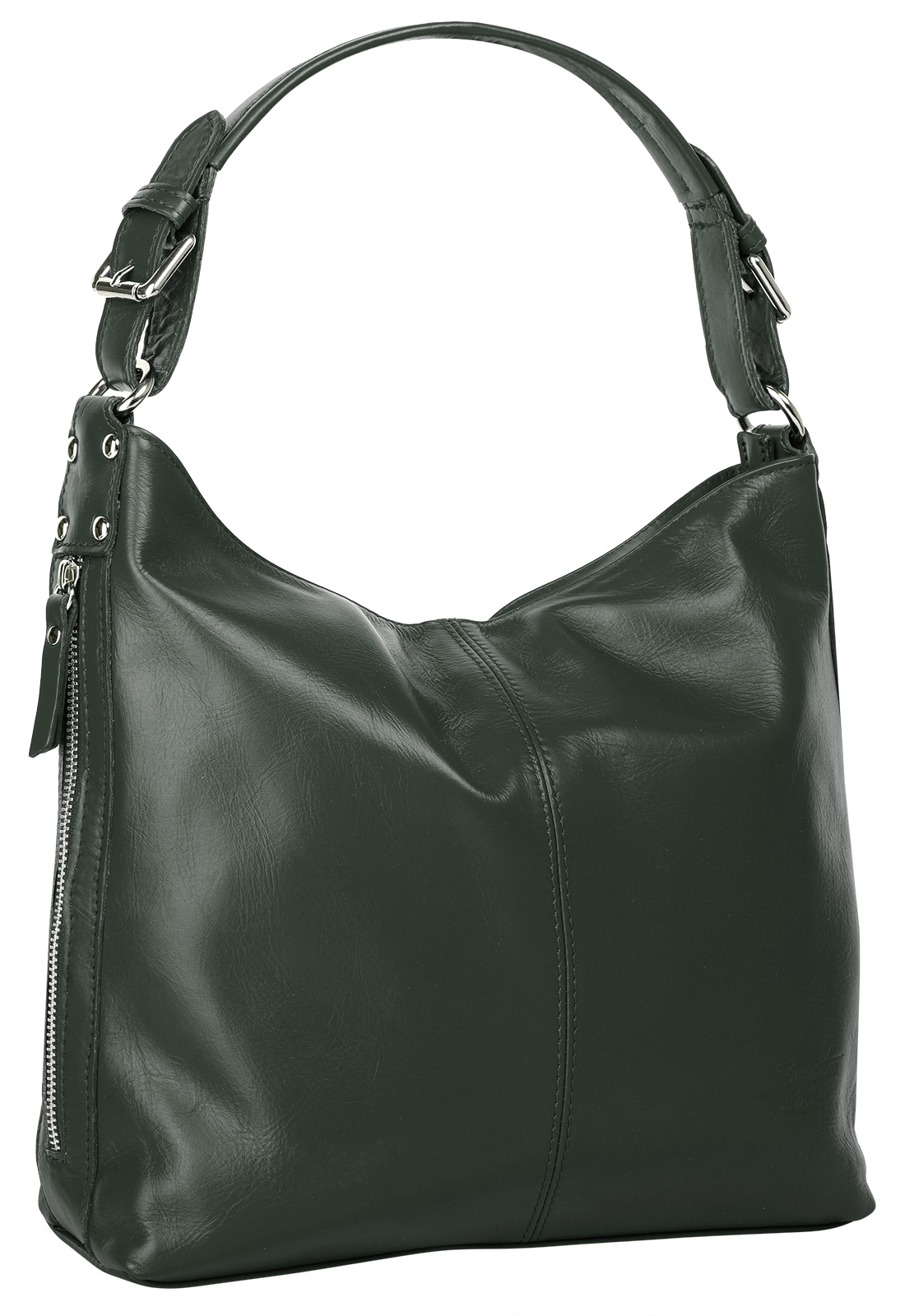 Samantha Look Henkeltasche, echt Leder, Made in Italy