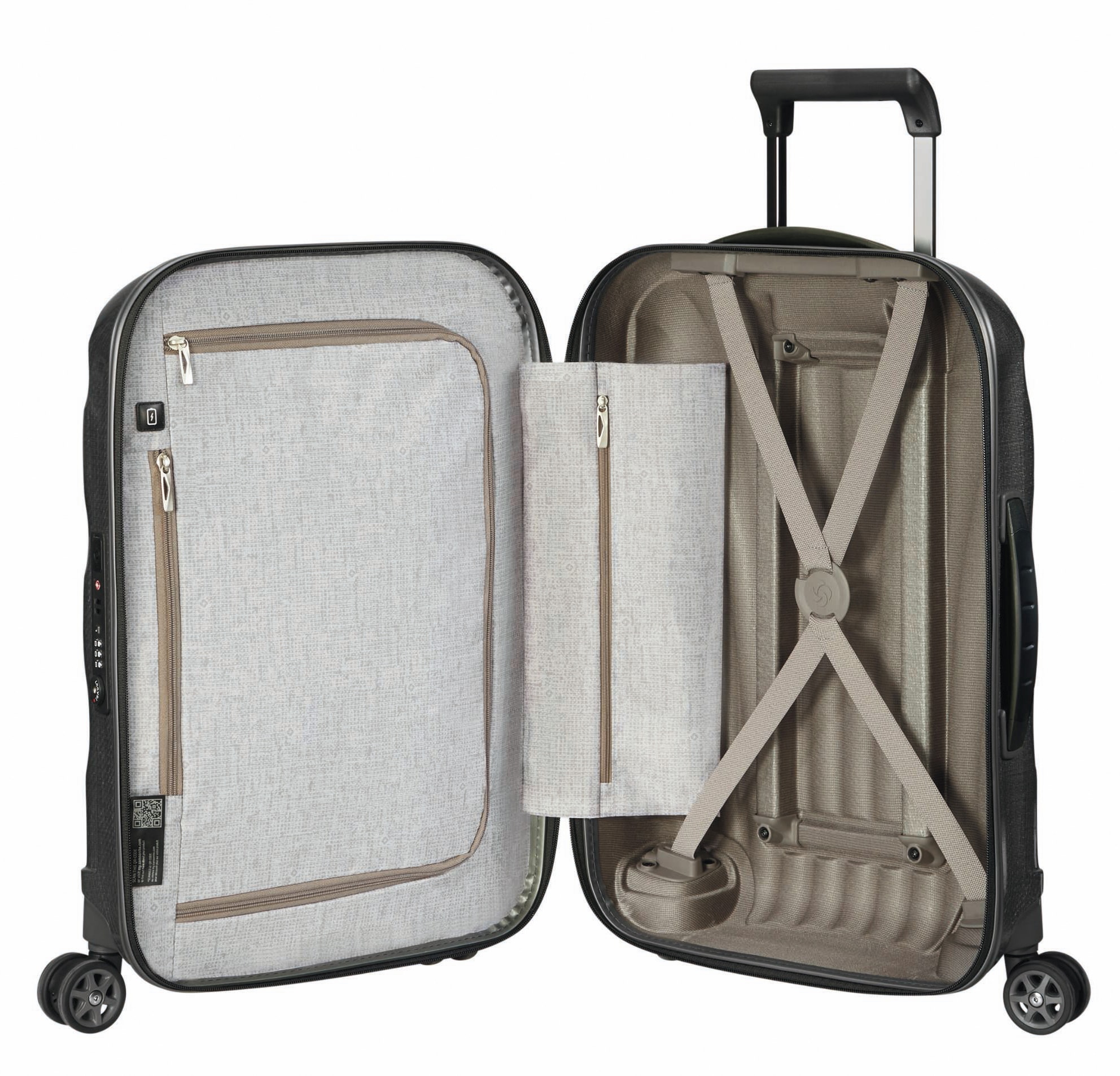 Samsonite Hartschalen-Trolley »C-LITE, verschiedene Grössen und Farben«, 4 Rollen, Reisekoffer Aufgabegepäck Trolley TSA-Zahlenschloss Made in Europe