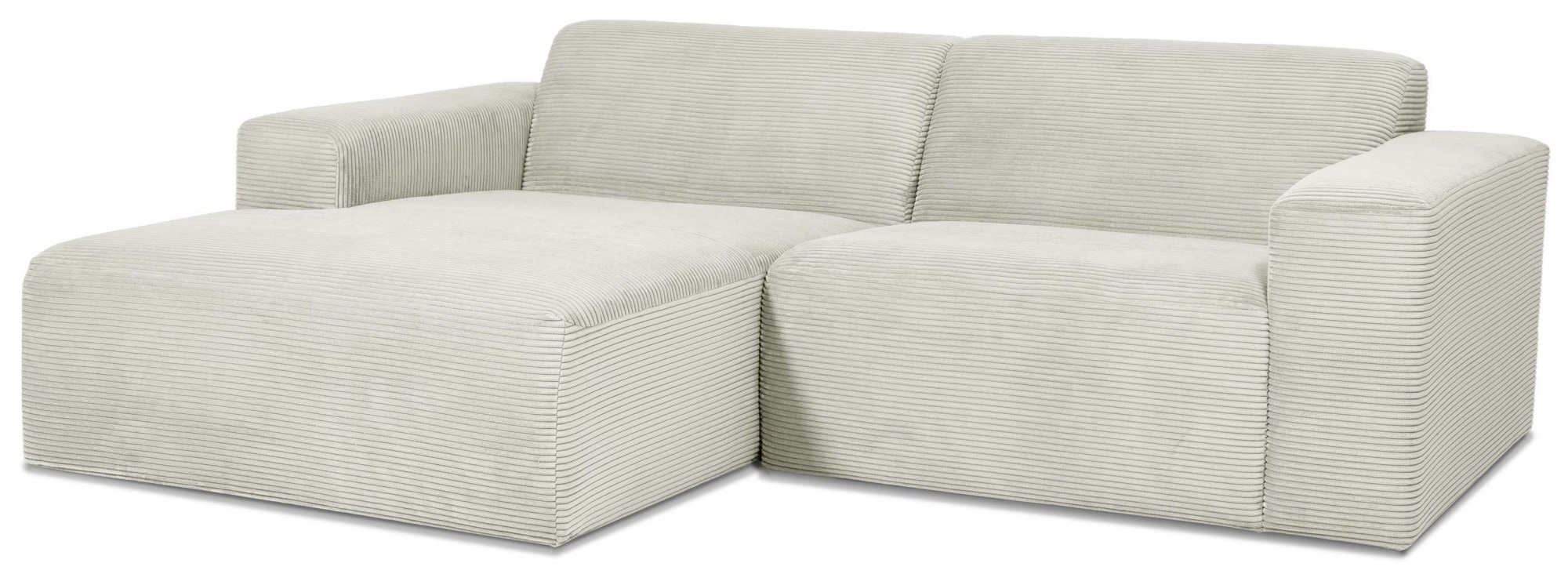 INOSIGN Ecksofa »Koa,228cm, L-Form, Modulsofa, Webstoff, Cord«, Designsofa, weicher Lounge-Sitzkomfort, Welleunterfederung, bodentief