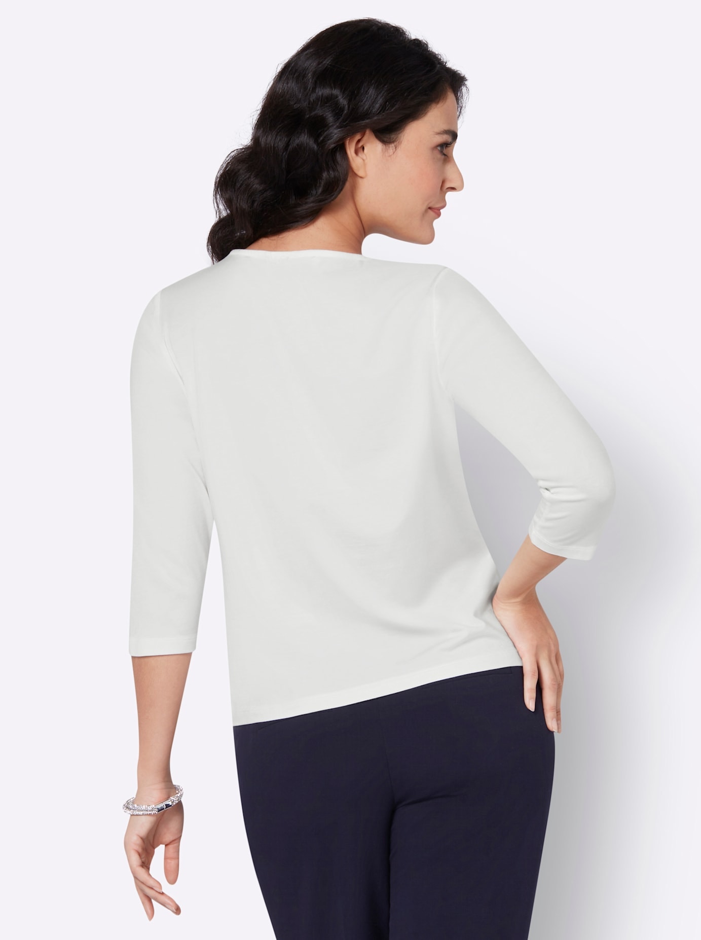 creation L Spitzenshirt »Lyocell-Shirt«, (1 tlg.)