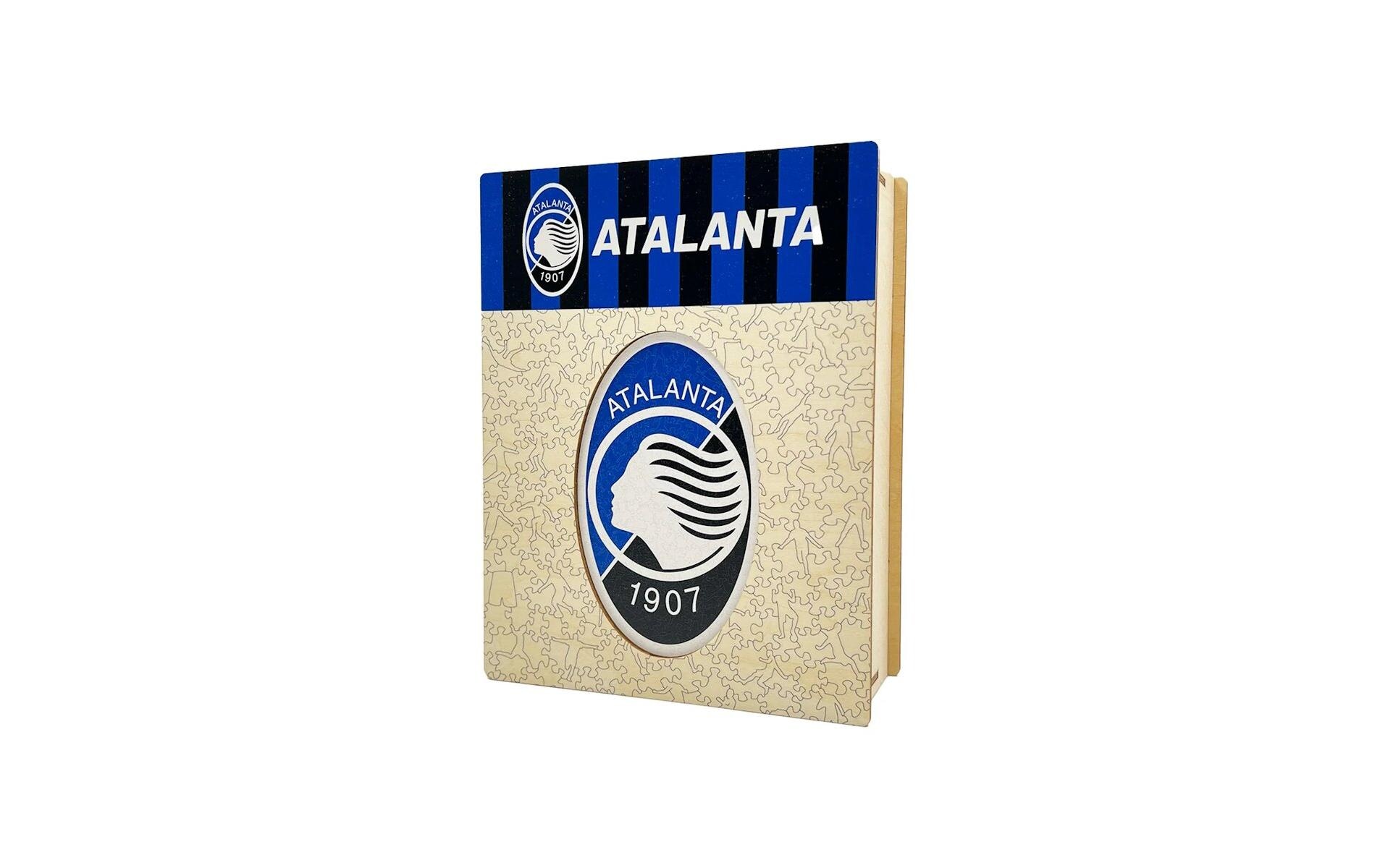 Puzzle »Iconic Atalanta BC – Logo«, Holzart: Birke (Herkunftsland: China)