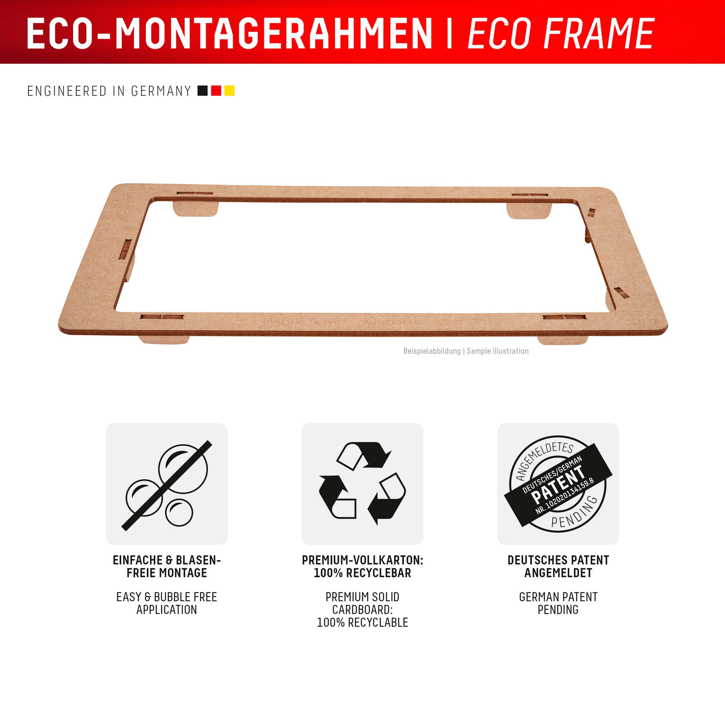 Displex Displayschutzglas »Real Glass«, für Samsung Galaxy S24+-Samsung Galaxy S25+, Displayschutzfolie Displayschutz kratzer-resistent 10H splitterfest
