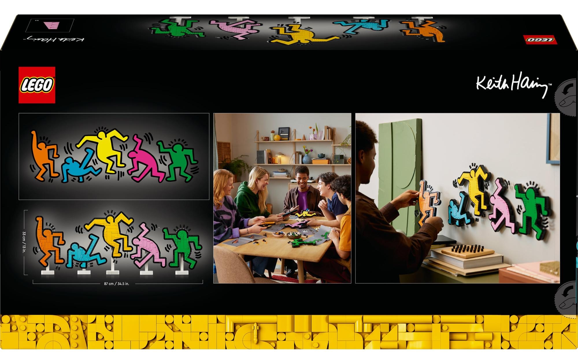 LEGO® Spielbausteine »Art Keith Haring Tanzende Figuren«, (1773 St.)