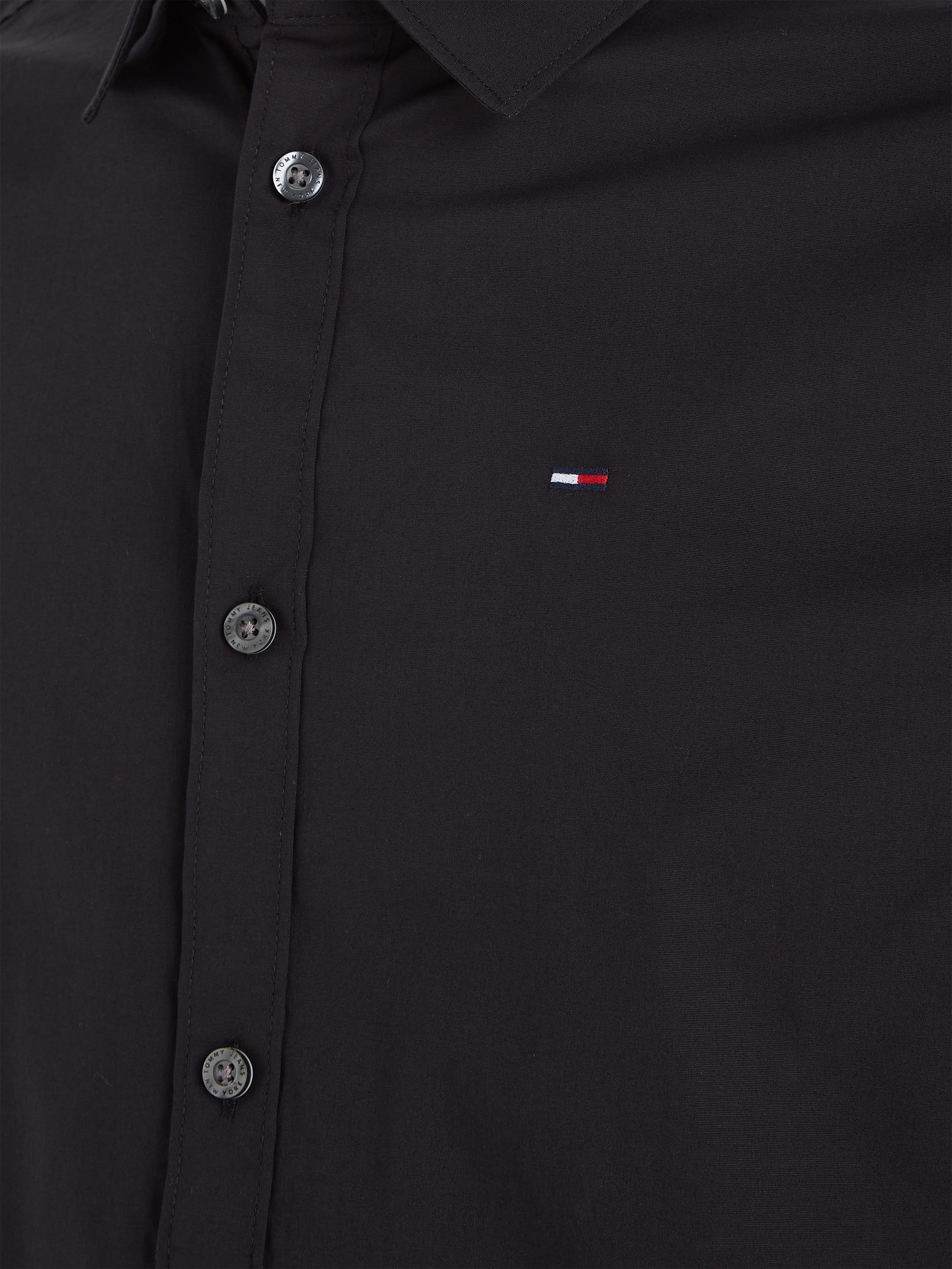 Tommy Jeans Langarmhemd Hemd Elasthan Premium, shoppen online »Sabim Stretch Fit, Stretch Shirt«, | mit Slim Jelmoli-Versand Hemd