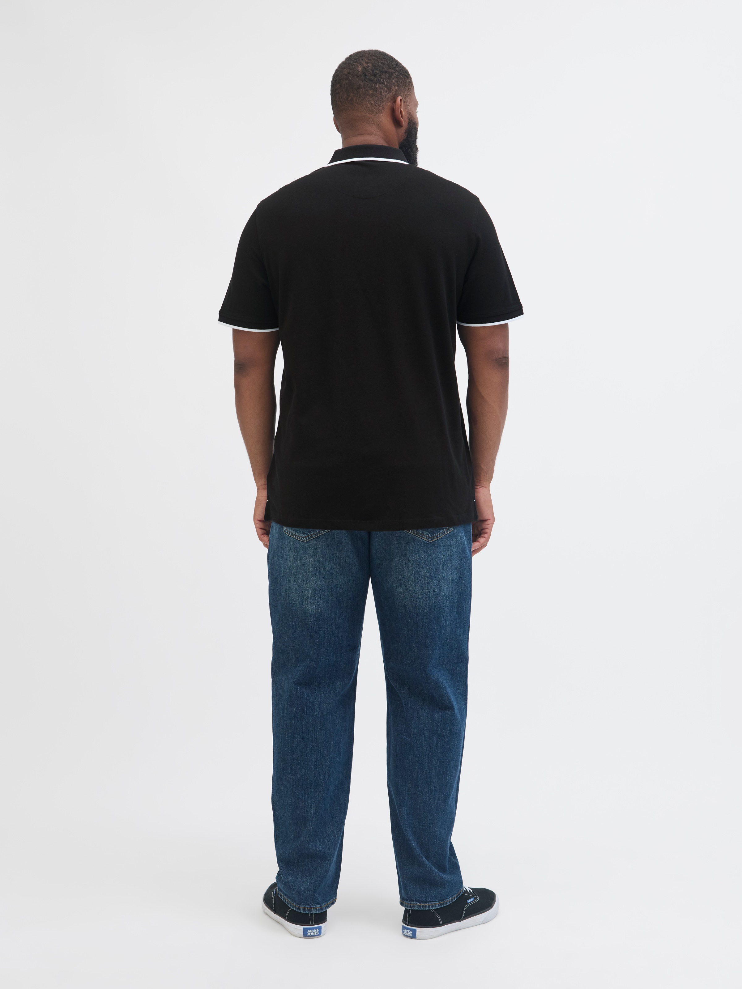 Jack & Jones PlusSize Poloshirt »JJEPAULOS POLO SS NOOS PLS«, mit Logo Stickerei