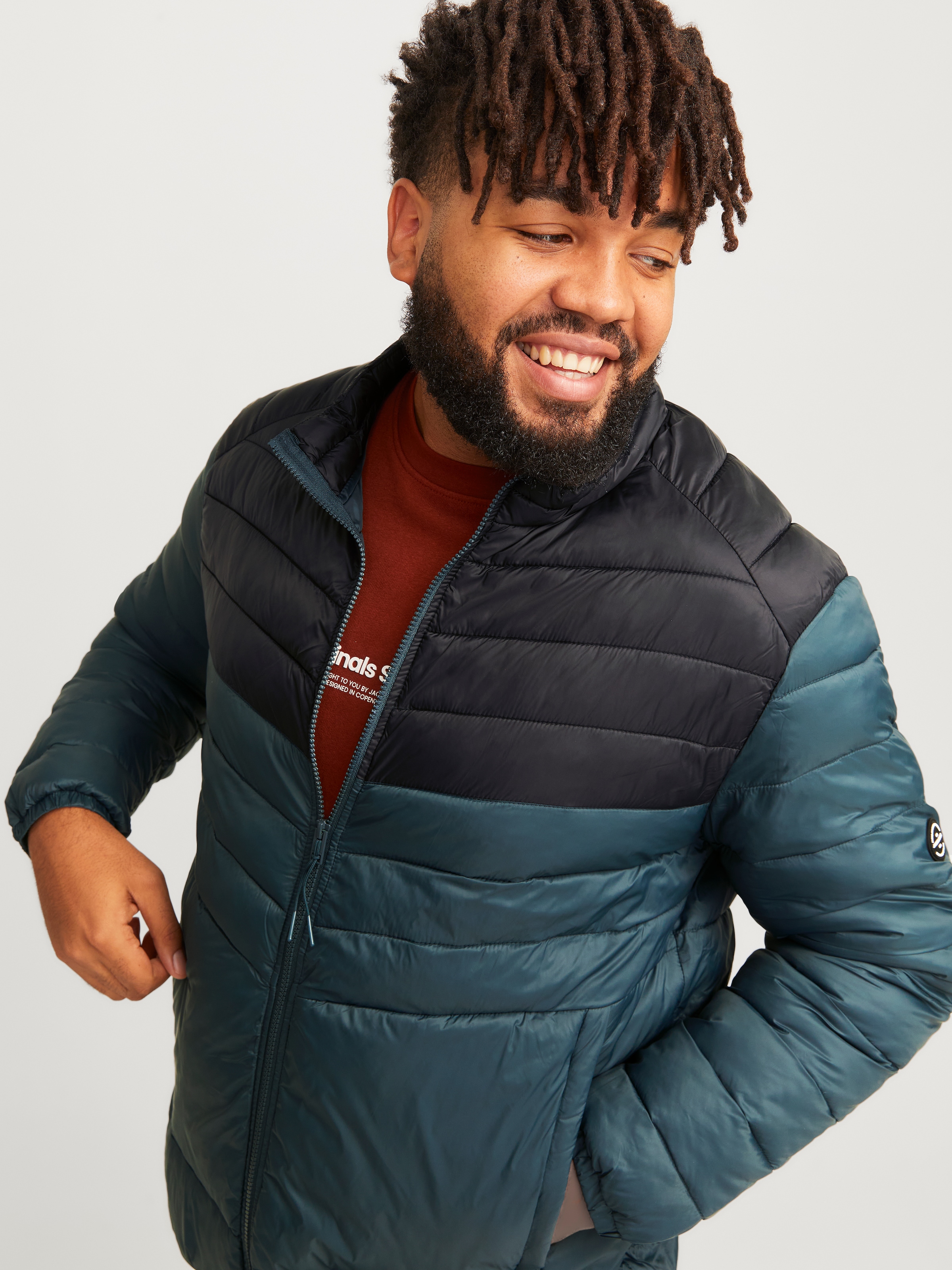 Jack & Jones PlusSize Steppjacke »JJESPRINT PUFFER COLLAR NOOS PLS«