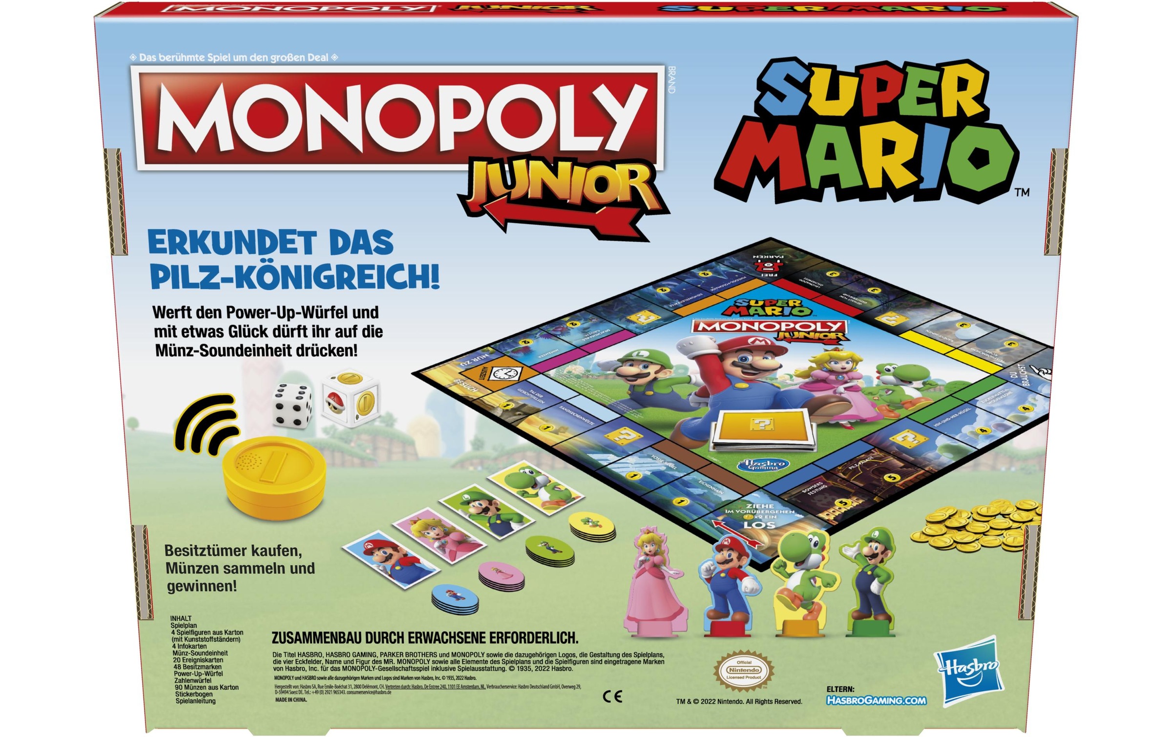 Spiel »Hasbro Gaming Monopoly Junior Super Mario Edition«