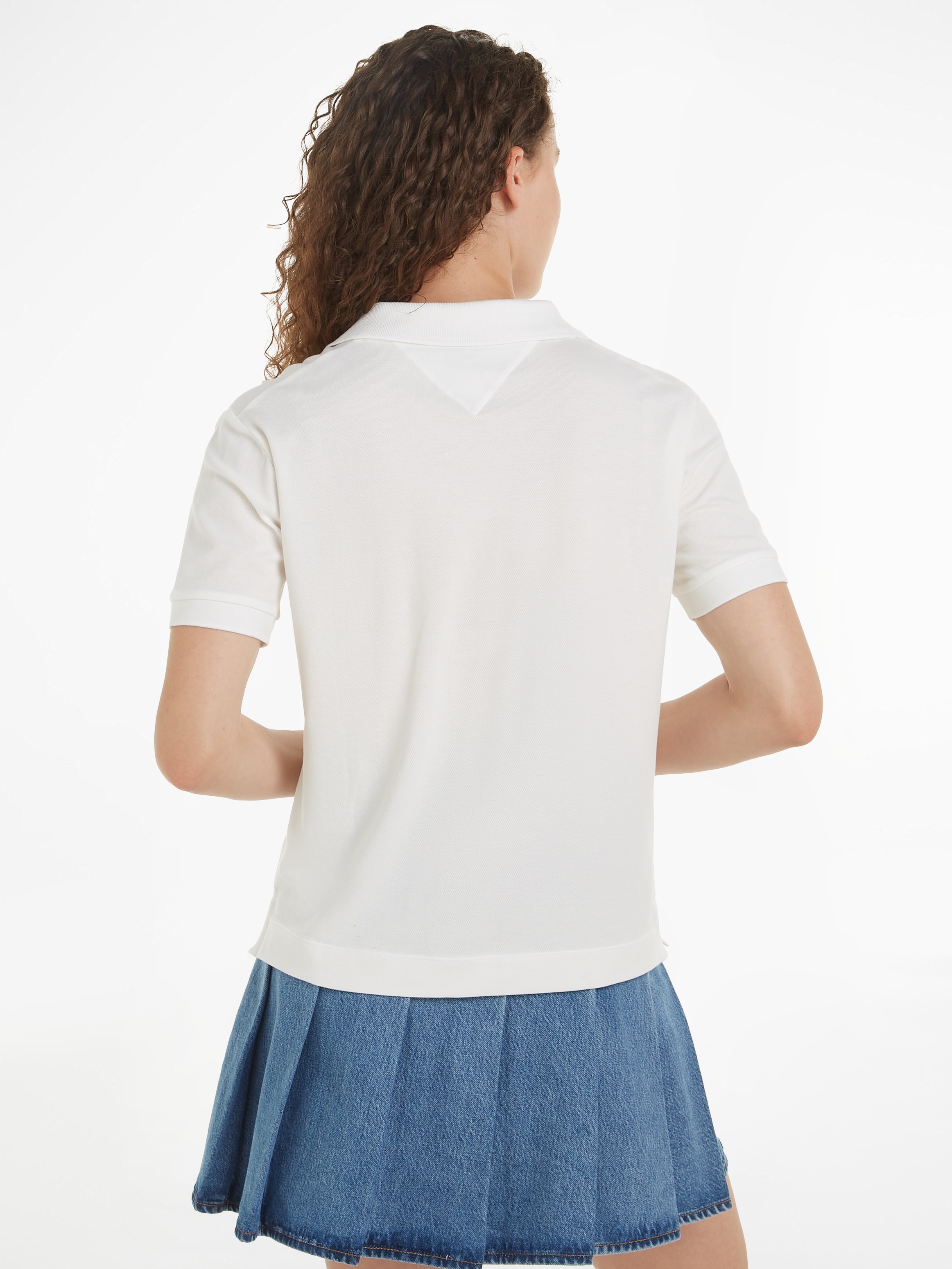 Tommy Hilfiger Poloshirt »RLX OPEN PLACKET LYOCELL POLO SS«, mit Logostickerei