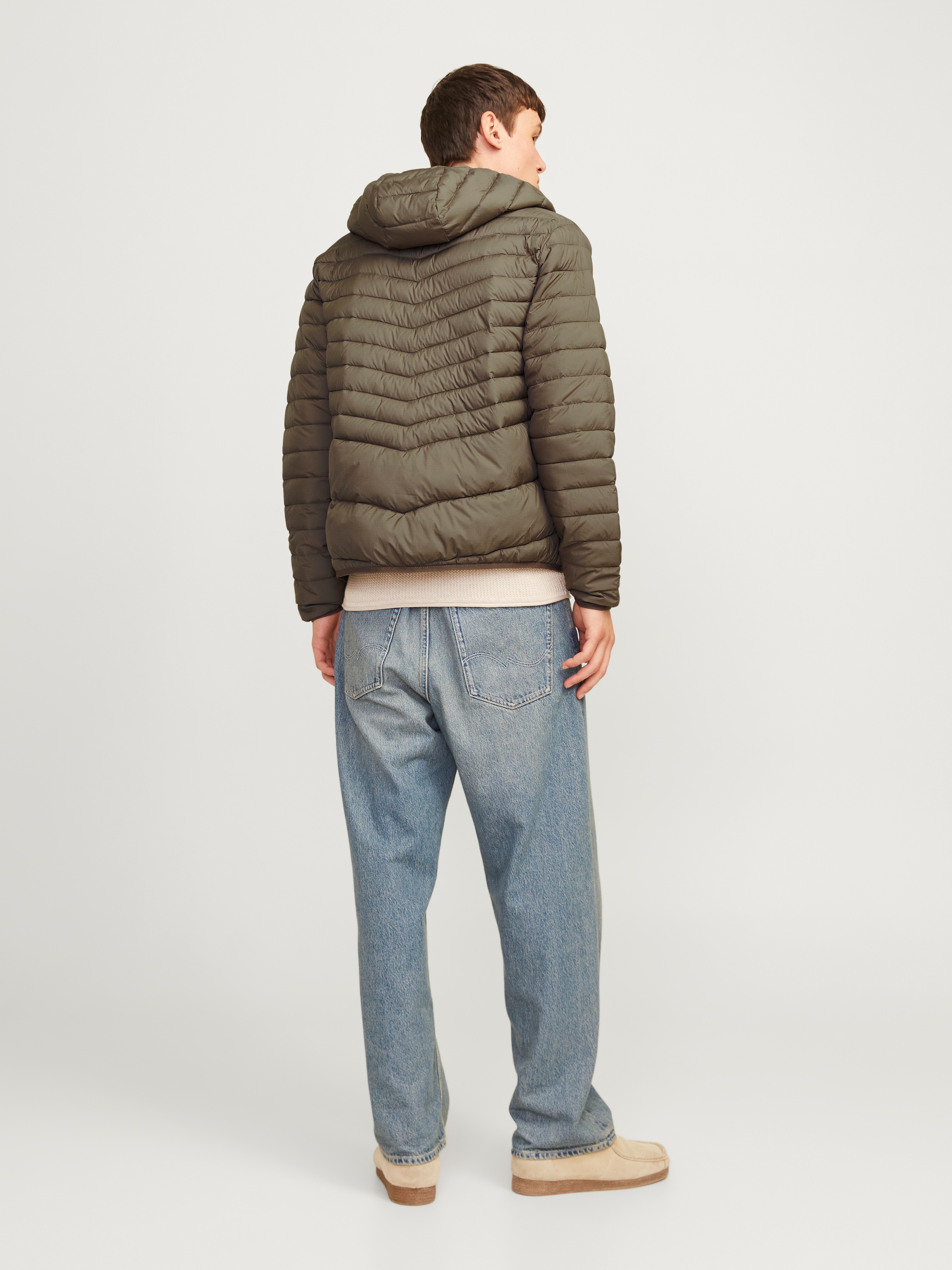 Jack & Jones Steppjacke »JJESTATE PACKABLE PUFFER HOOD NOOS«, mit Kapuze, mit Kapuze