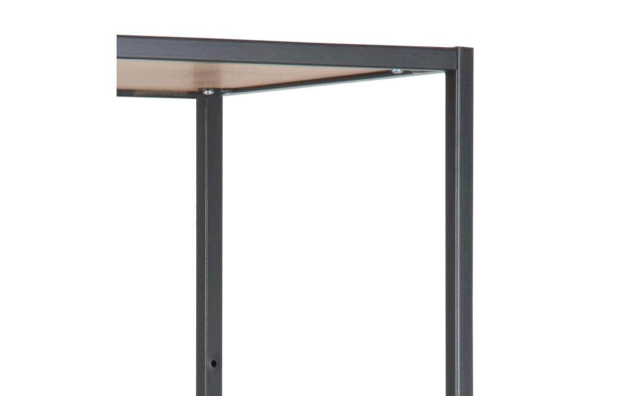 AC Design Regal »Seaford 77 x 35 x 185 cm, Eiche/Schwarz matt«
