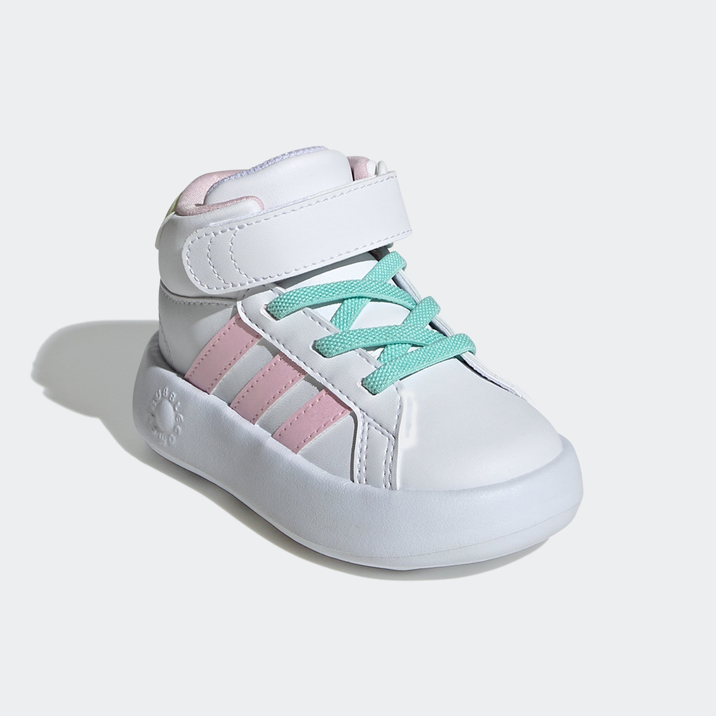 adidas Sportswear Sneaker »GRAND COURT MID KIDS«, Design auf den Spuren des adidas Superstar, für Kinder