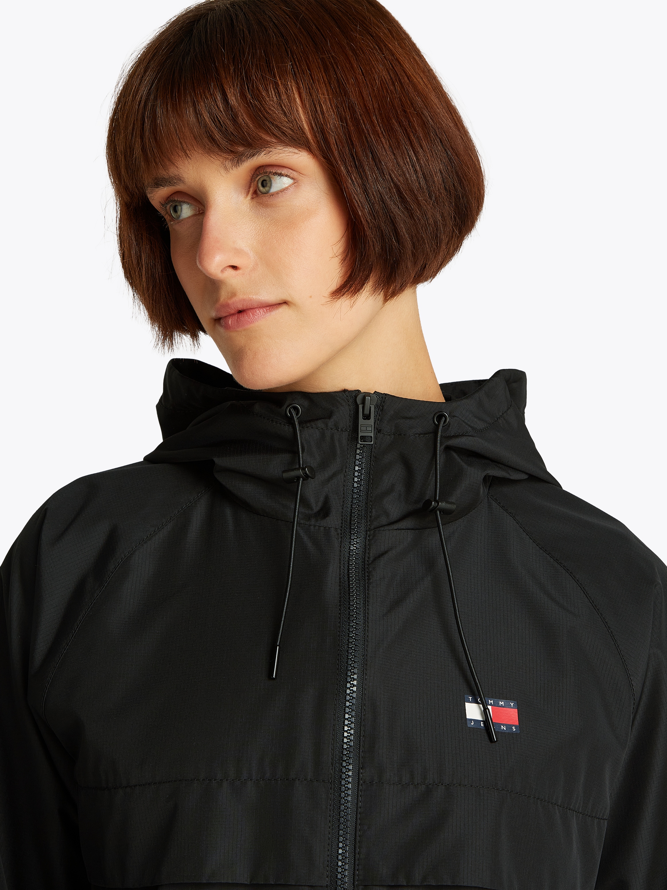 Tommy Jeans Curve Windbreaker »TJW ESSENTIAL WINDBREAKER EXT«, mit Kapuze, in Grossen Grössen