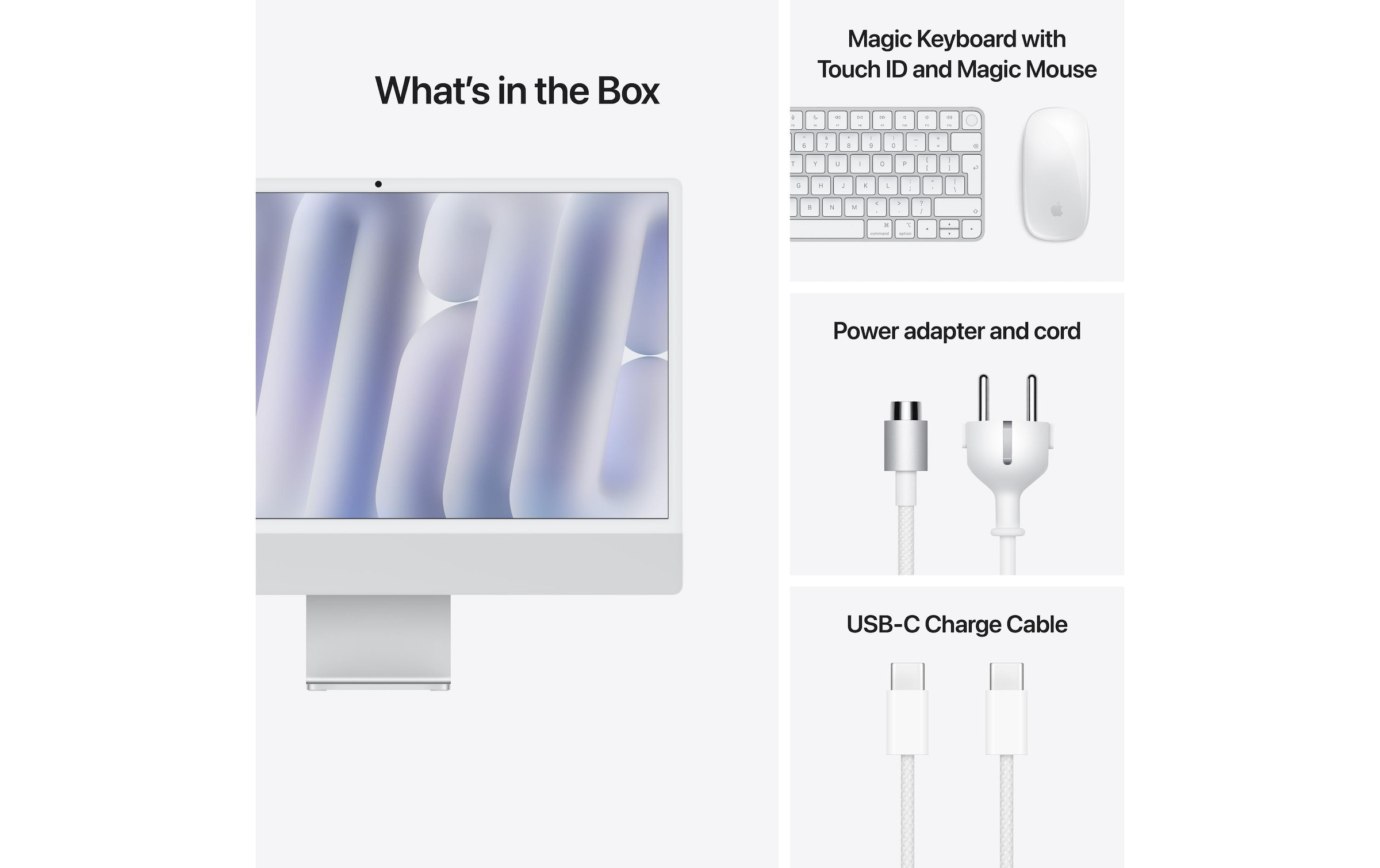 Apple iMac 24 Zoll, M4 Chip, 10C CPU, 10C GPU, Nanotexturglas