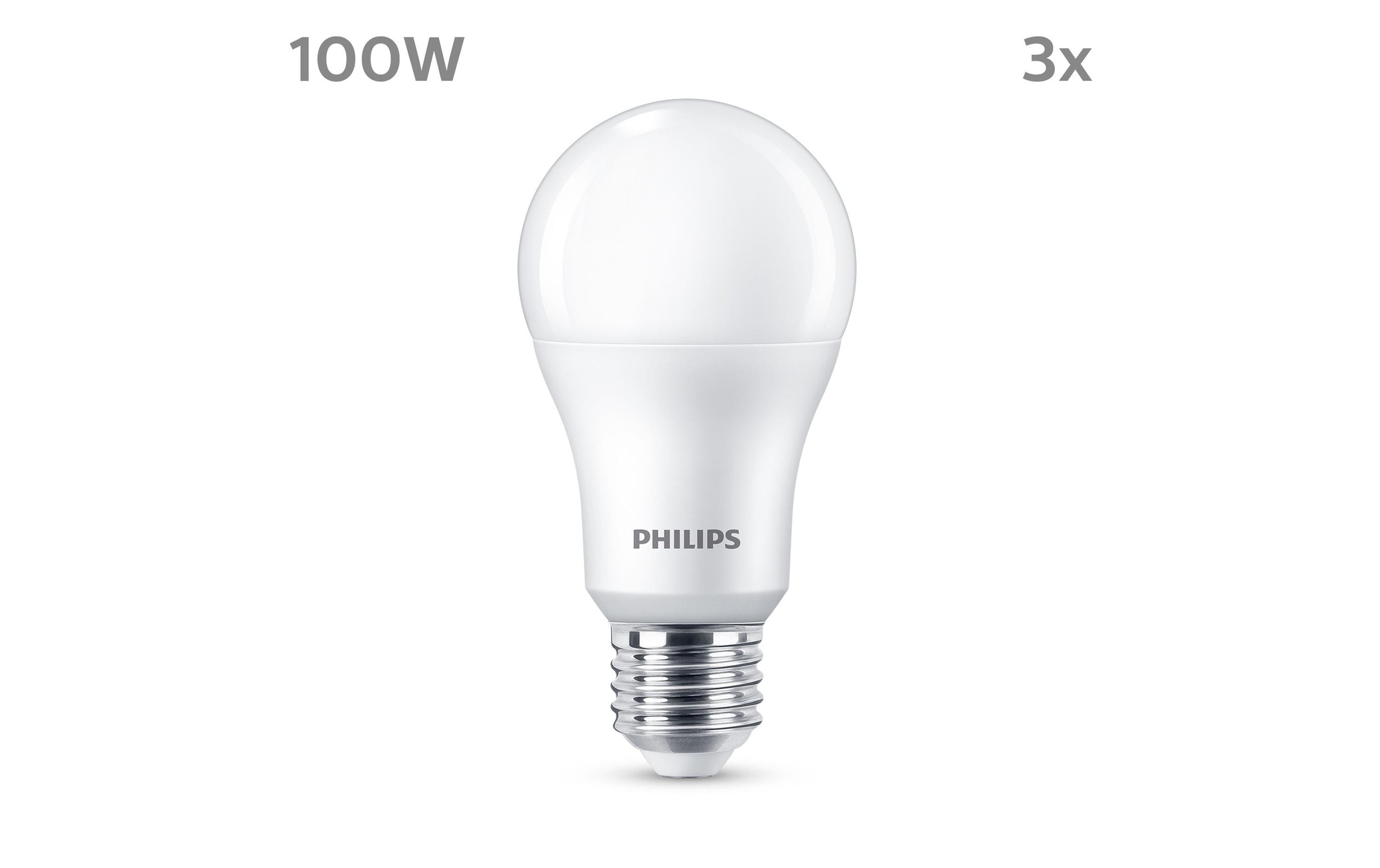 Philips LED-Leuchtmittel »(100W), 13W, E27, War«, E27, Warmweiss