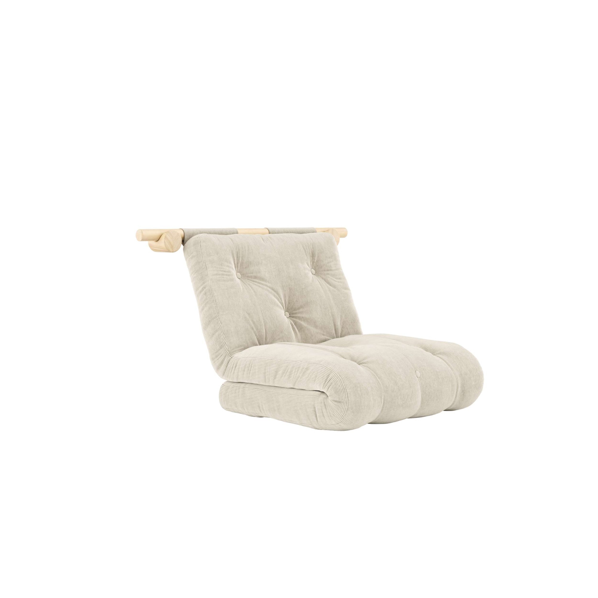 Karup Design Schlafsofa »Hooked Sofa Bed / Sleeper Chair – Sitz- oder Schlafplatz, platzsparend«, Futonmatratze inkl. Halterungsset aus FSC®-zertifiziertem Massivholz