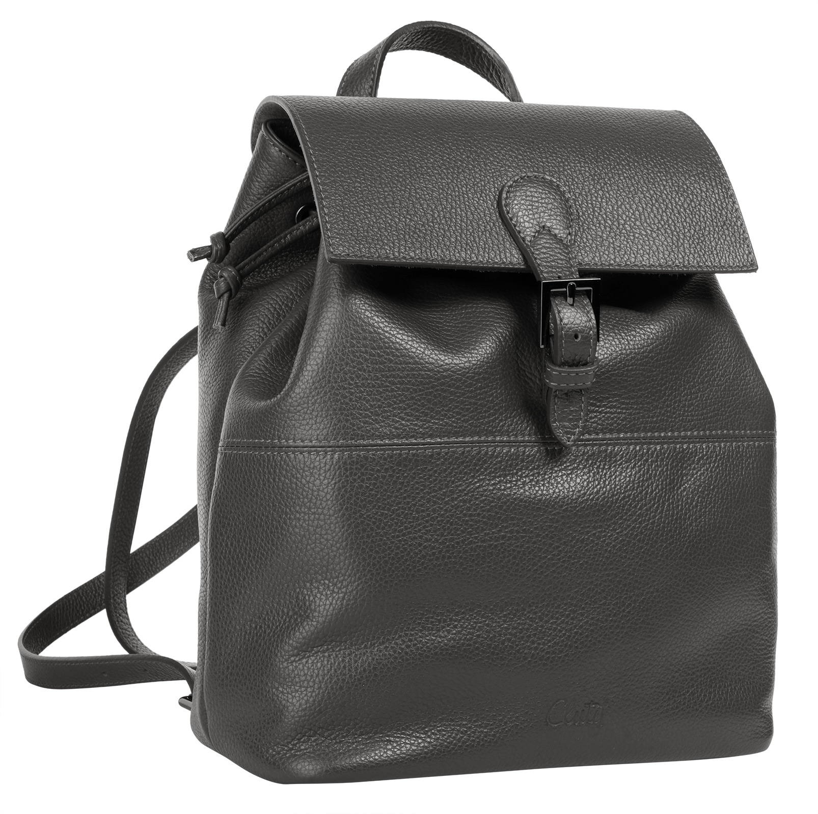 Cluty Cityrucksack, echt Leder, Made in Italy