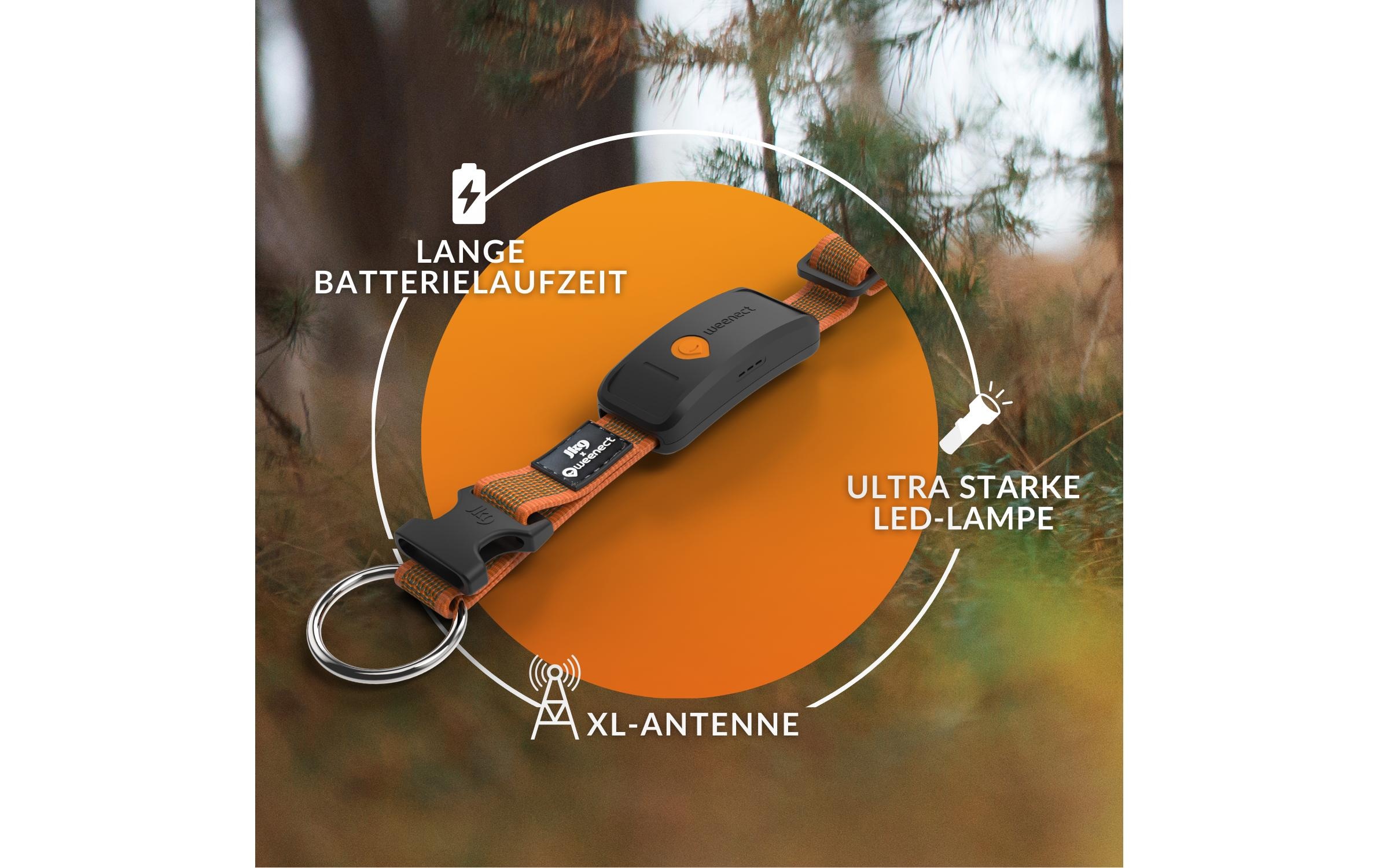 nicht definiert GPS-Tracker »Weenect für Hunde XT mit Halsband orange«, (1 St.)