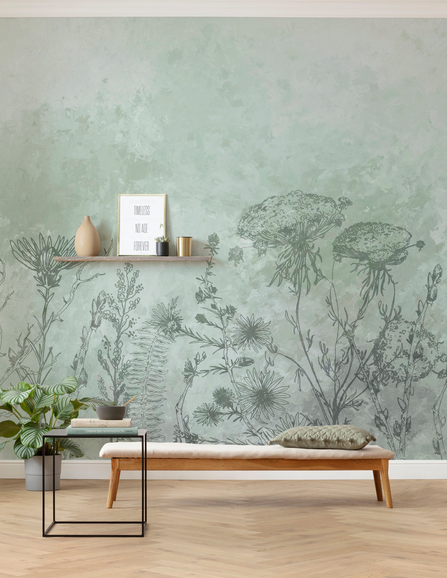 Komar Vliestapete "Digitaldruck Vlies - Whiff - Größe 300 x 280 cm" bedruckt glatt Wohnzimmer, Schlafzimmer