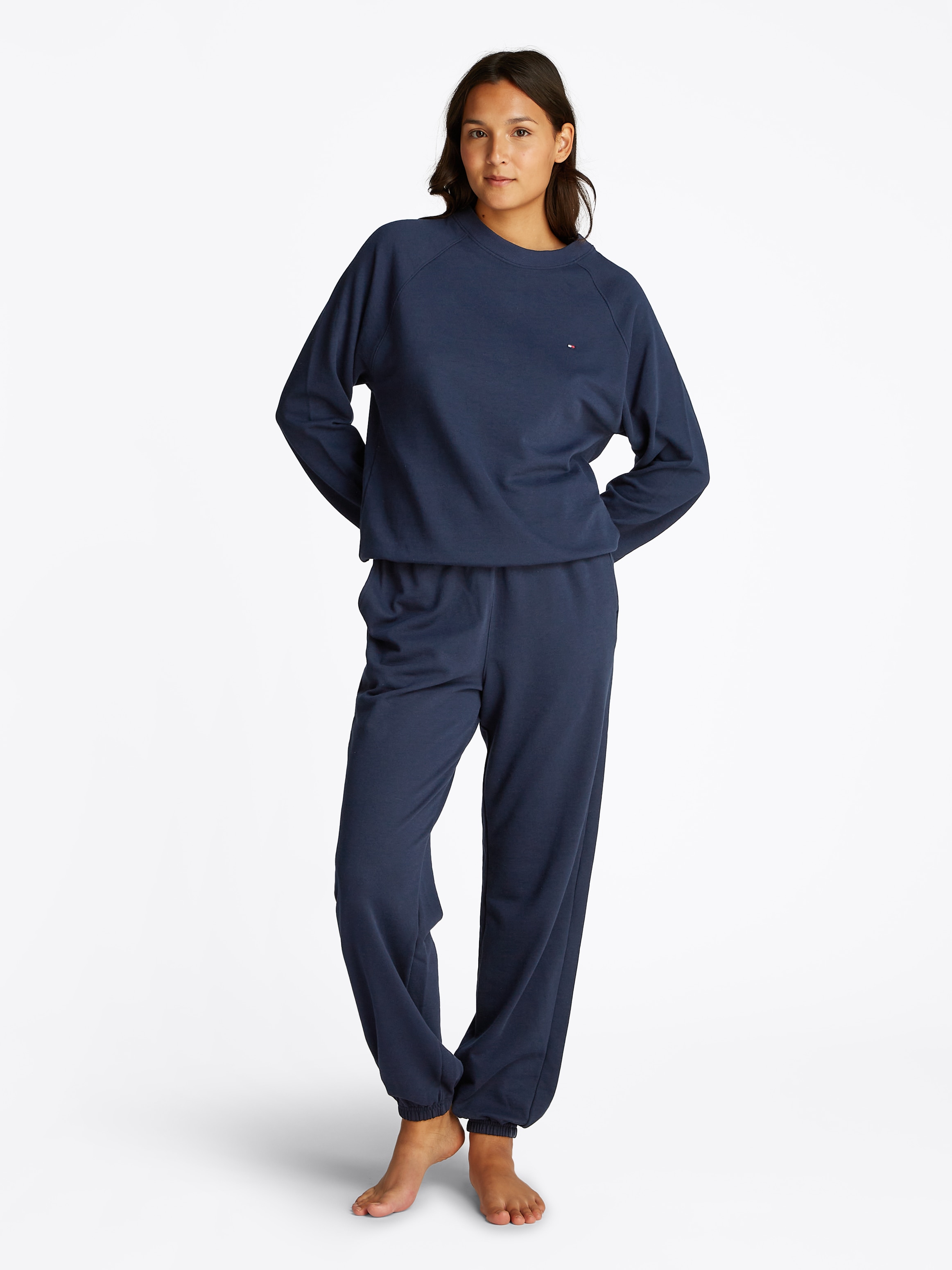 Tommy Hilfiger Underwear Sweatshirt »TRACK TOP«, mit Logostickerei