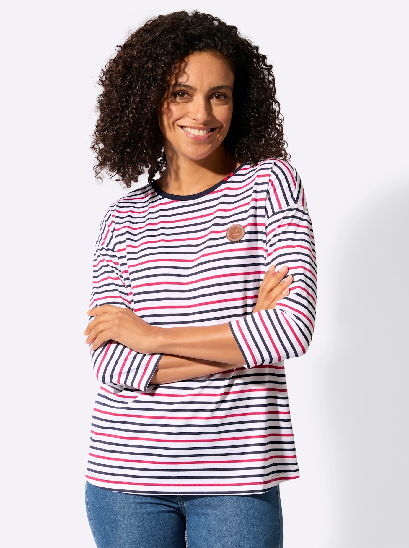 Casual Looks 3/4-Arm-Shirt »Ringelshirt« 1 tlg.