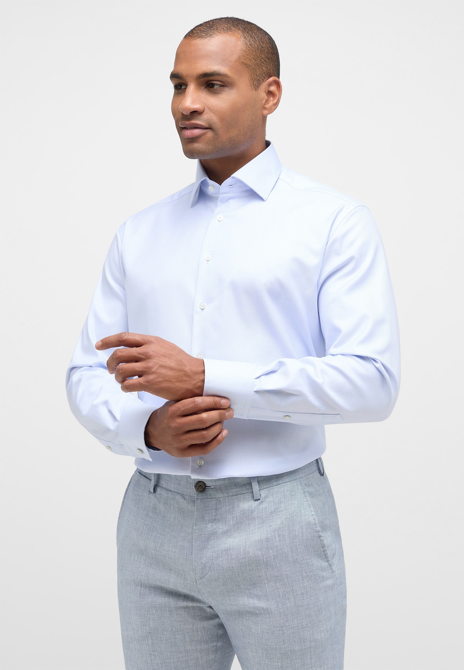 Eterna Langarmhemd »COMFORT FIT« NON IRON (bügelfrei)