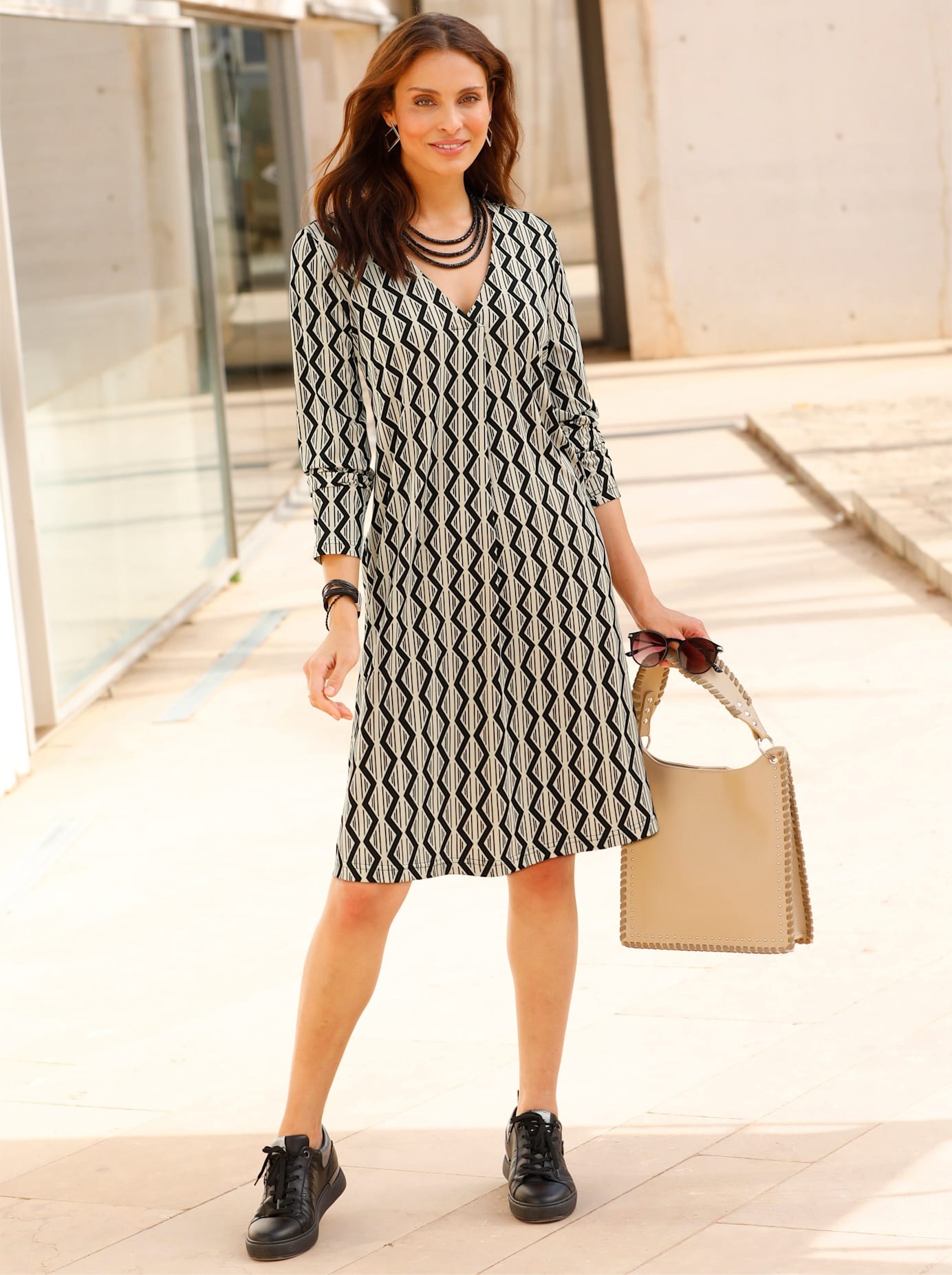 Inspirationen Jerseykleid »Kleid«