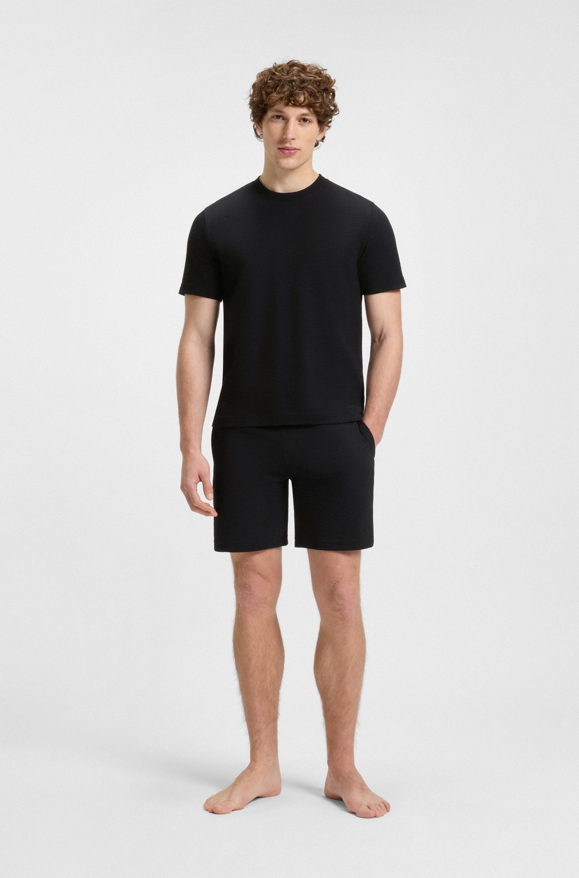 HUGO Underwear Pyjamashorts »Austin Short«, mit Tunnelzug