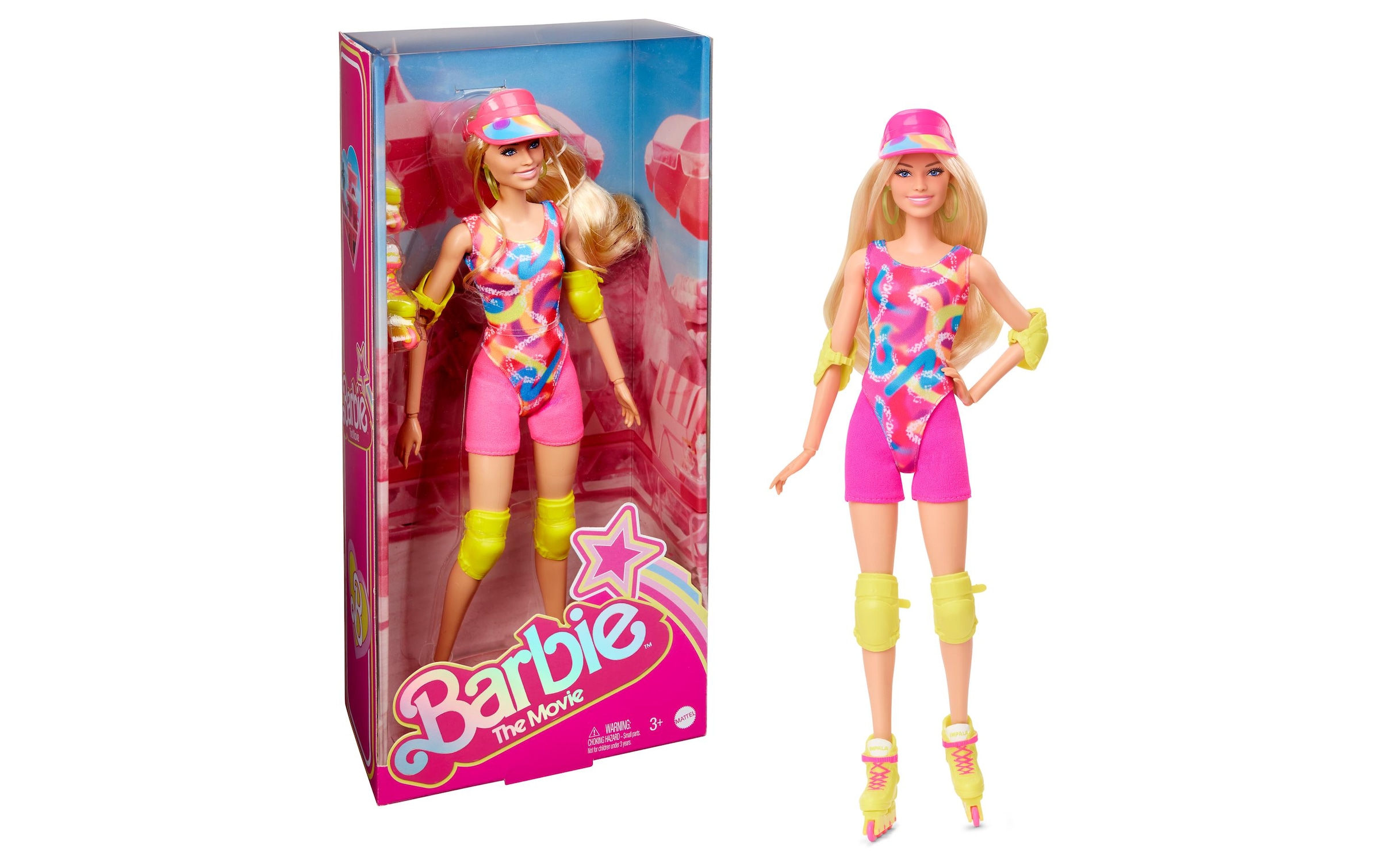 Barbie Anziehpuppe »Inlineskating Barbie zum Barbie-Movie im Retrolook«