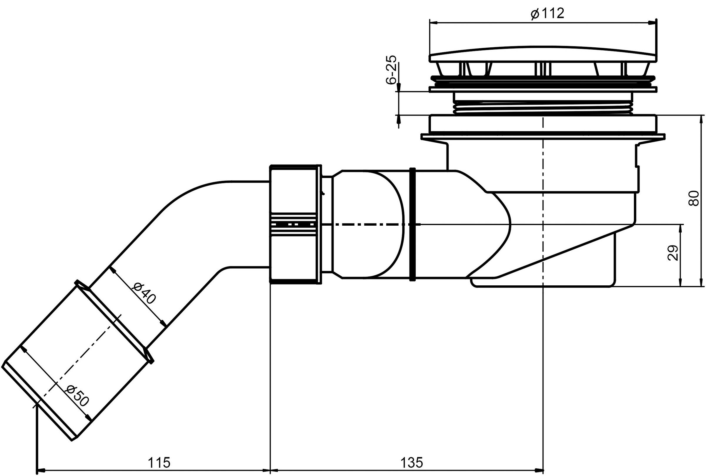 OTTOFOND Duschwanne »Set Viertelkreis Duschwanne«, (3 St.), 900x900/30 mm