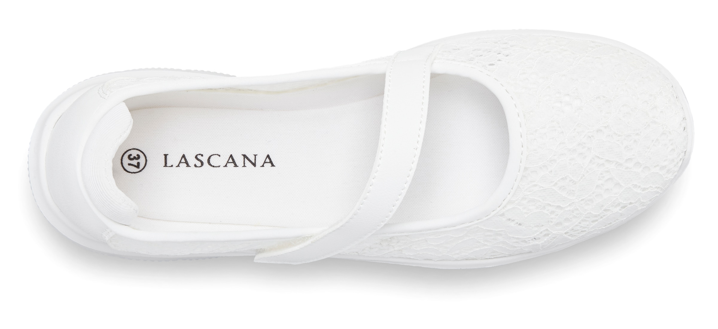 LASCANA Slipper, Halbschuh superleicht und bequem mit modischer Spitze VEGAN