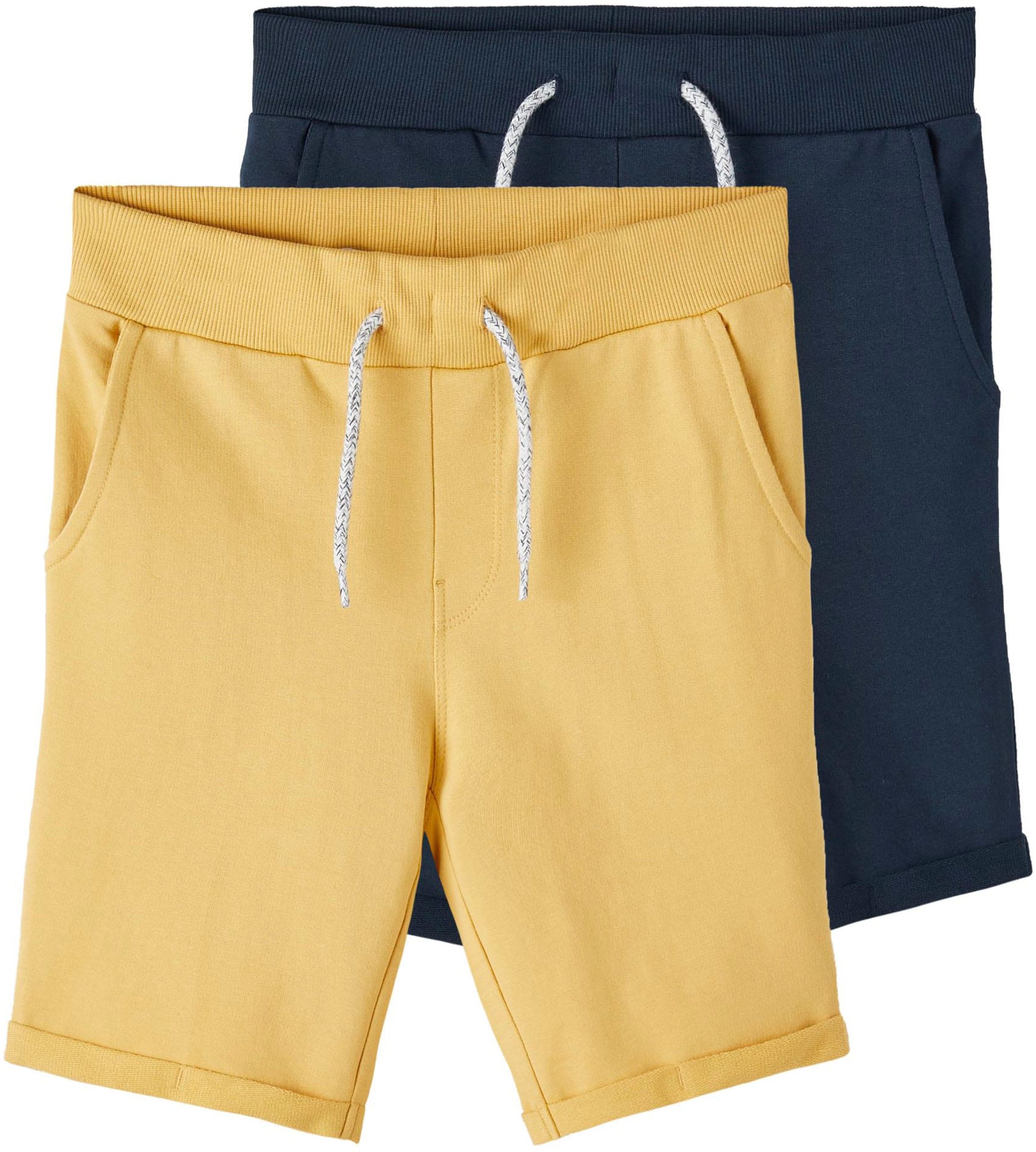 Sweatshorts »NKMVERMO 2P LONG SWE SHORTS UNB F NOOS«, (Packung, 2 tlg.)