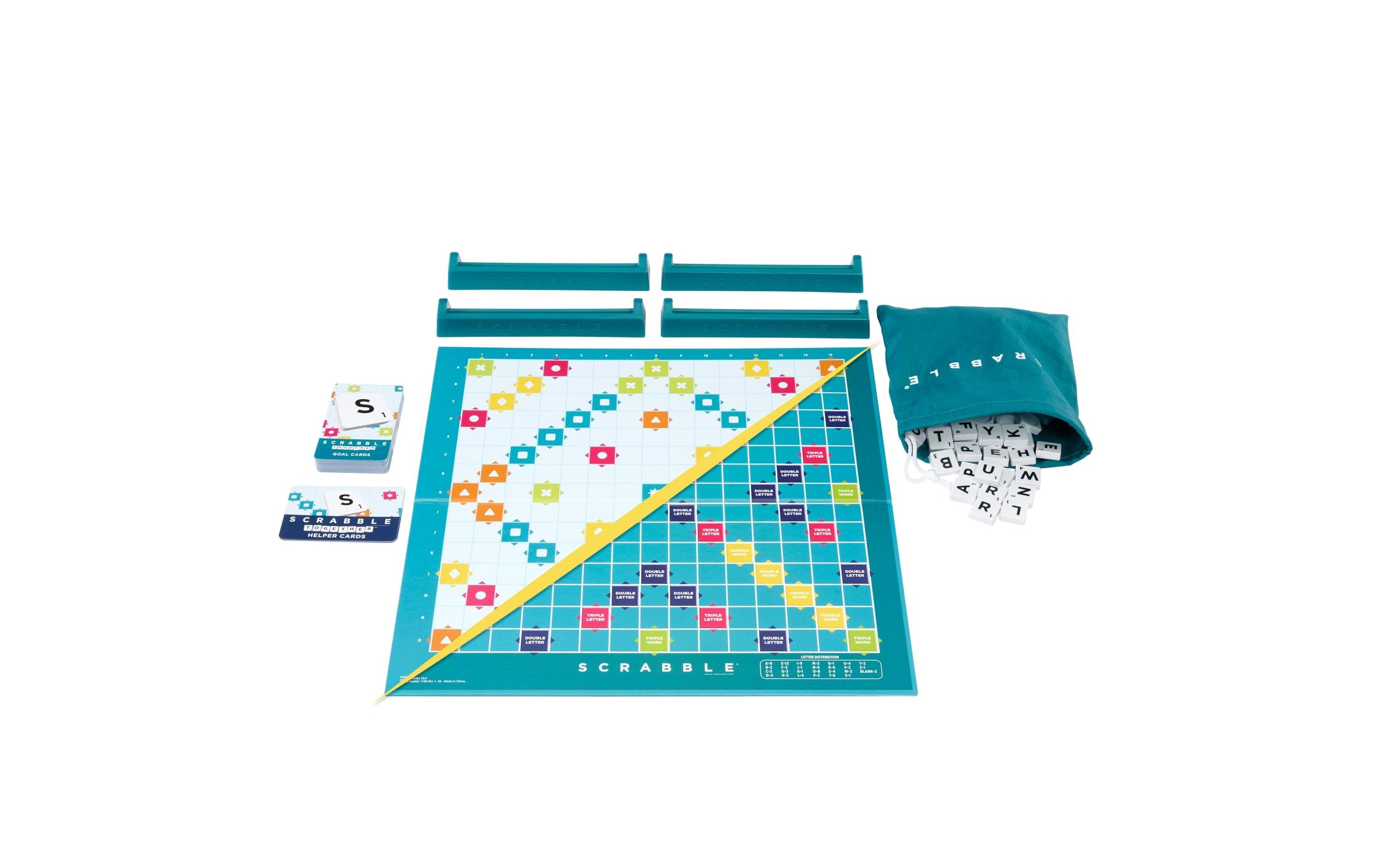 Mattel games Spiel »Familienspiel Scrabble Classic 2 in 1 -DE-«