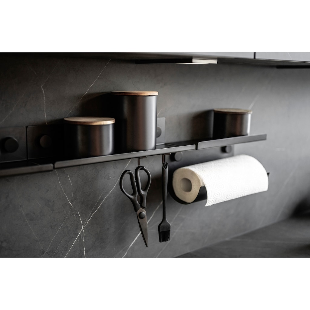 WENKO Küchenrollenhalter »Jet«, aus pulverbeschichtetem Metall, Industrial Design