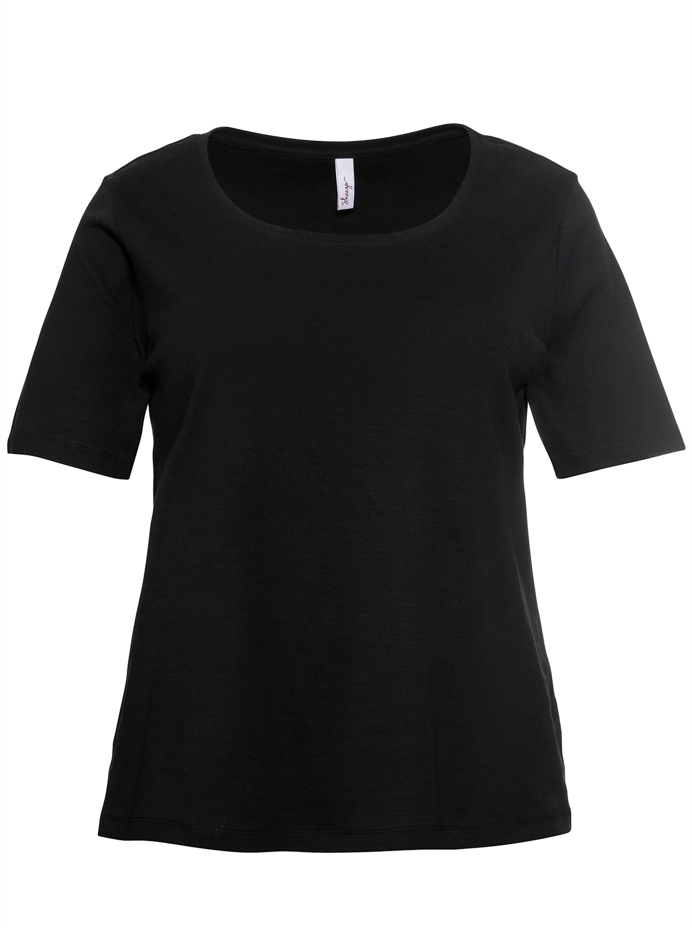 Sheego Kurzarmshirt »T-Shirt«, (1 tlg.)