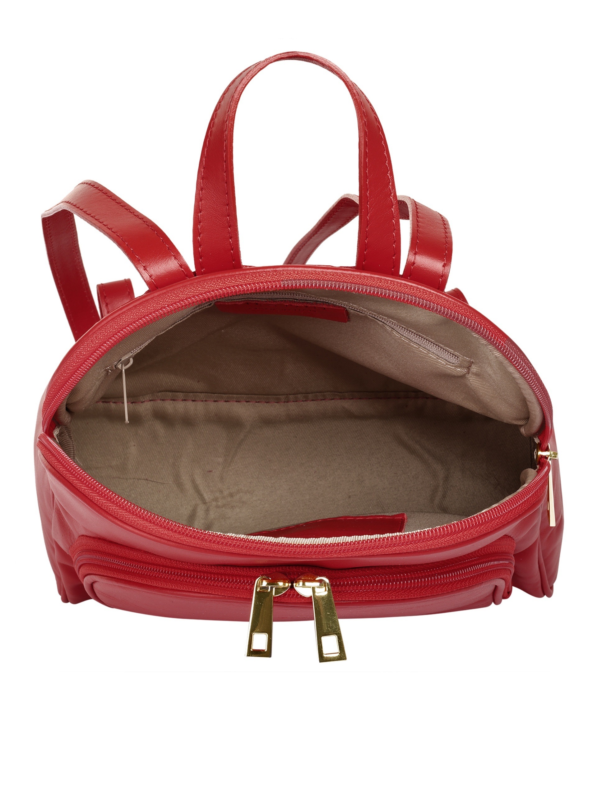 Cluty Cityrucksack, echt Leder, Made in Italy